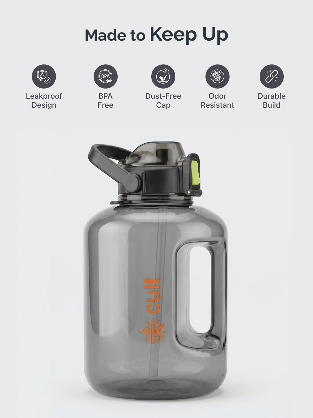 Cult 3L Hulk Gallon Water Bottle