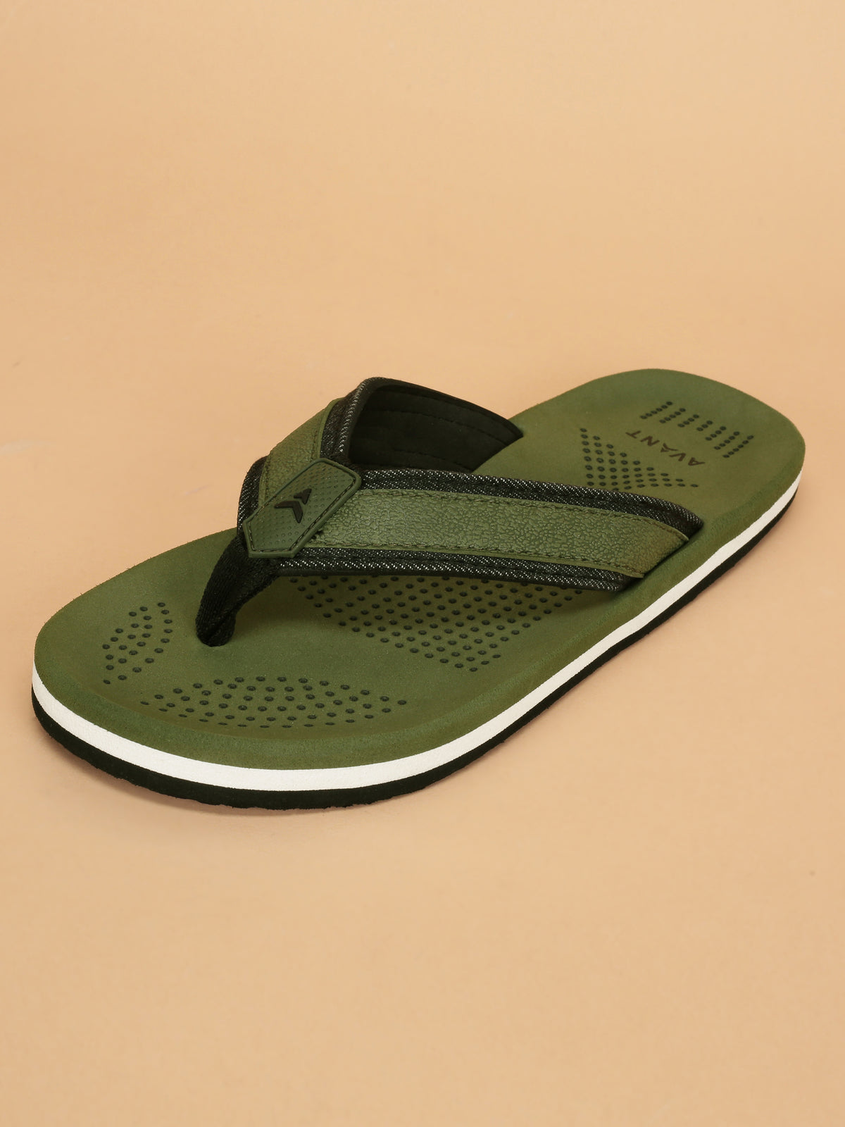 Avant Men's Brook Flip Flops - Green/Black