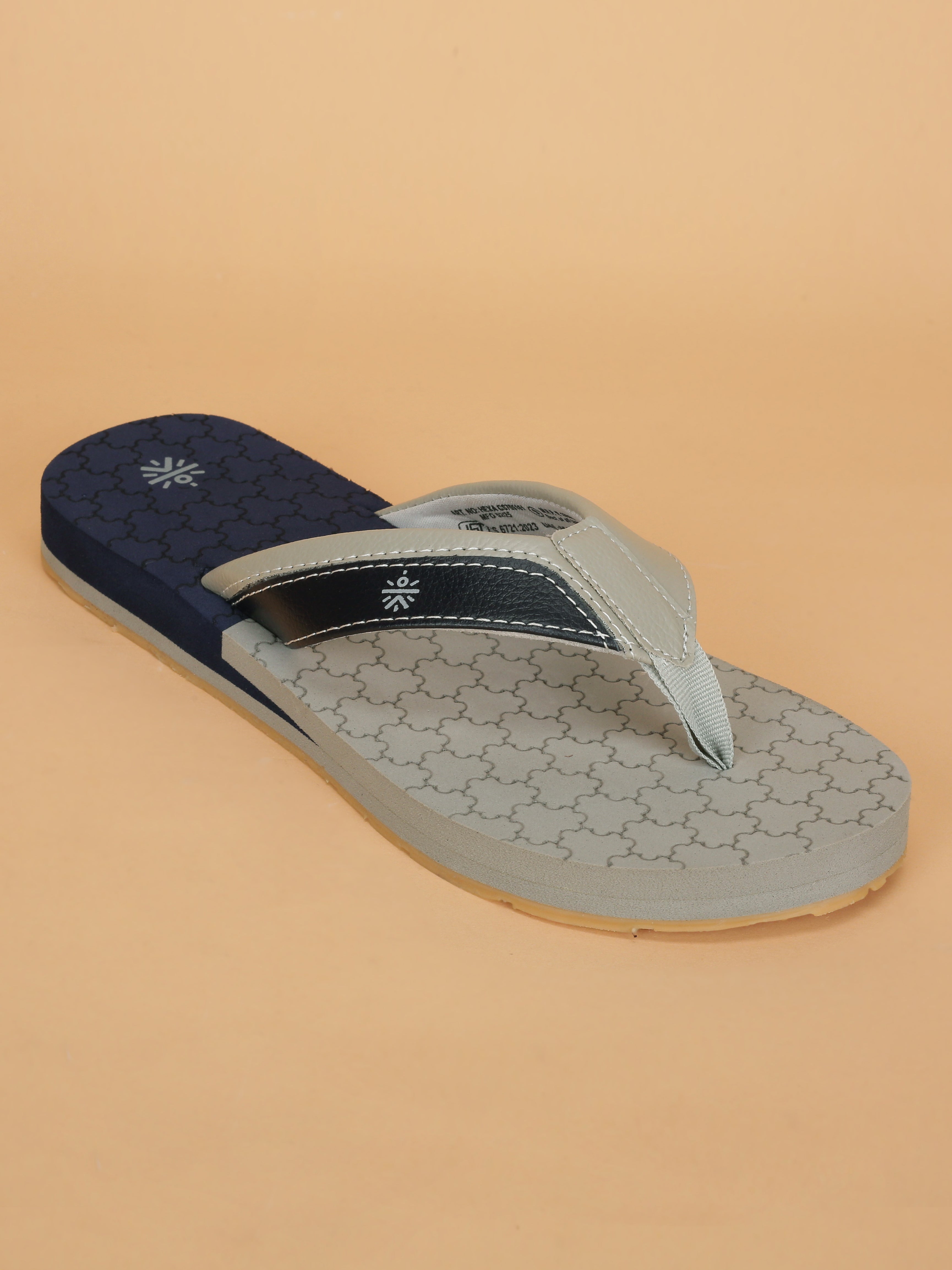 cult Men's Hexa Flip Flops - Grey