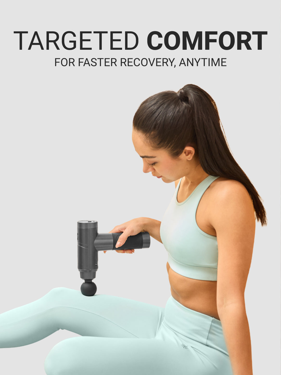 Cult Impact Pro, Full Body Professional Gun Massager, 4.5 hour long battery, Deep Tissue Percussions, 4 Interchangeable heads, 6 Speed levels, Silicone head.