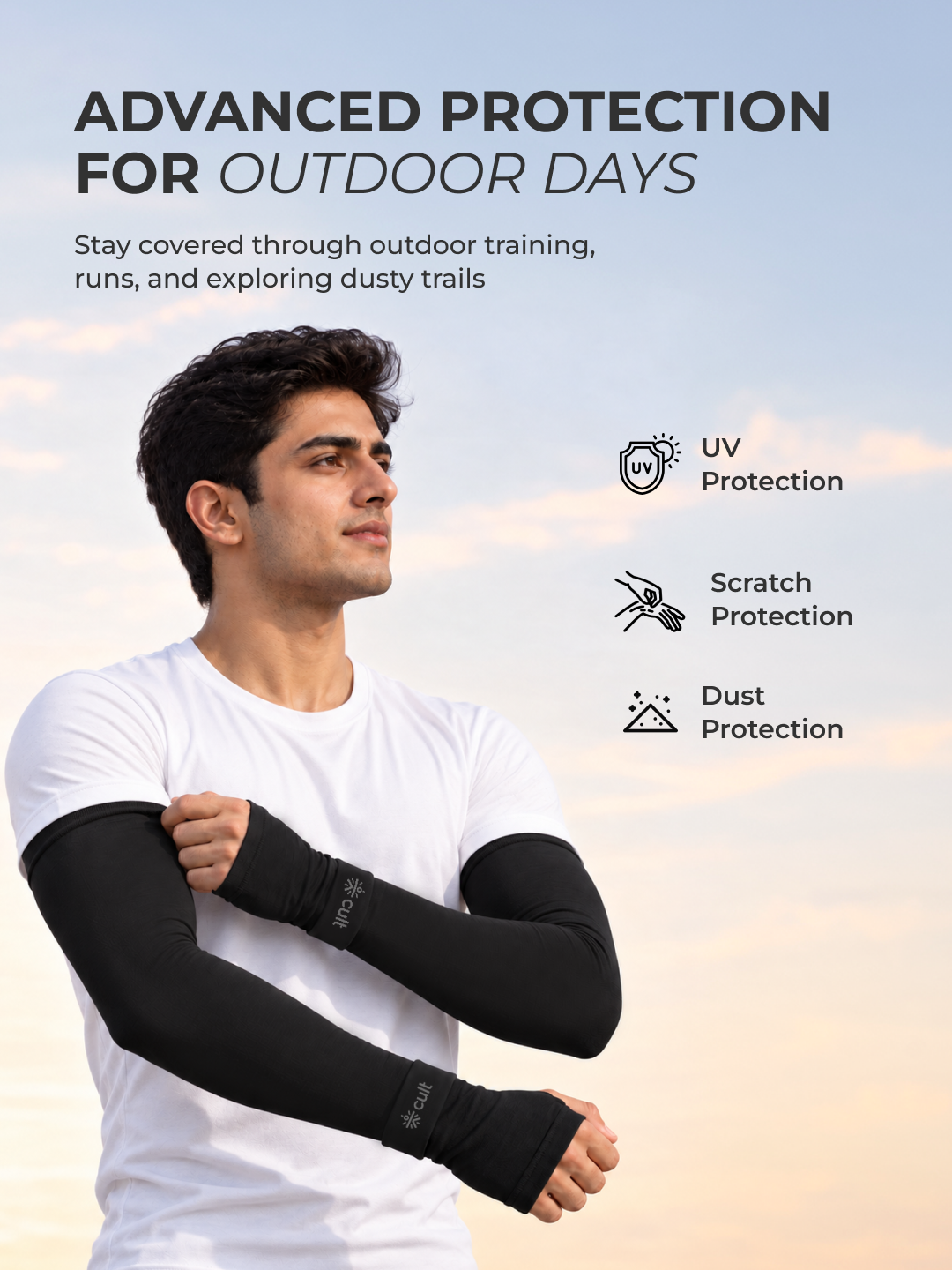 Cult Arm Sleeve Polyster Black