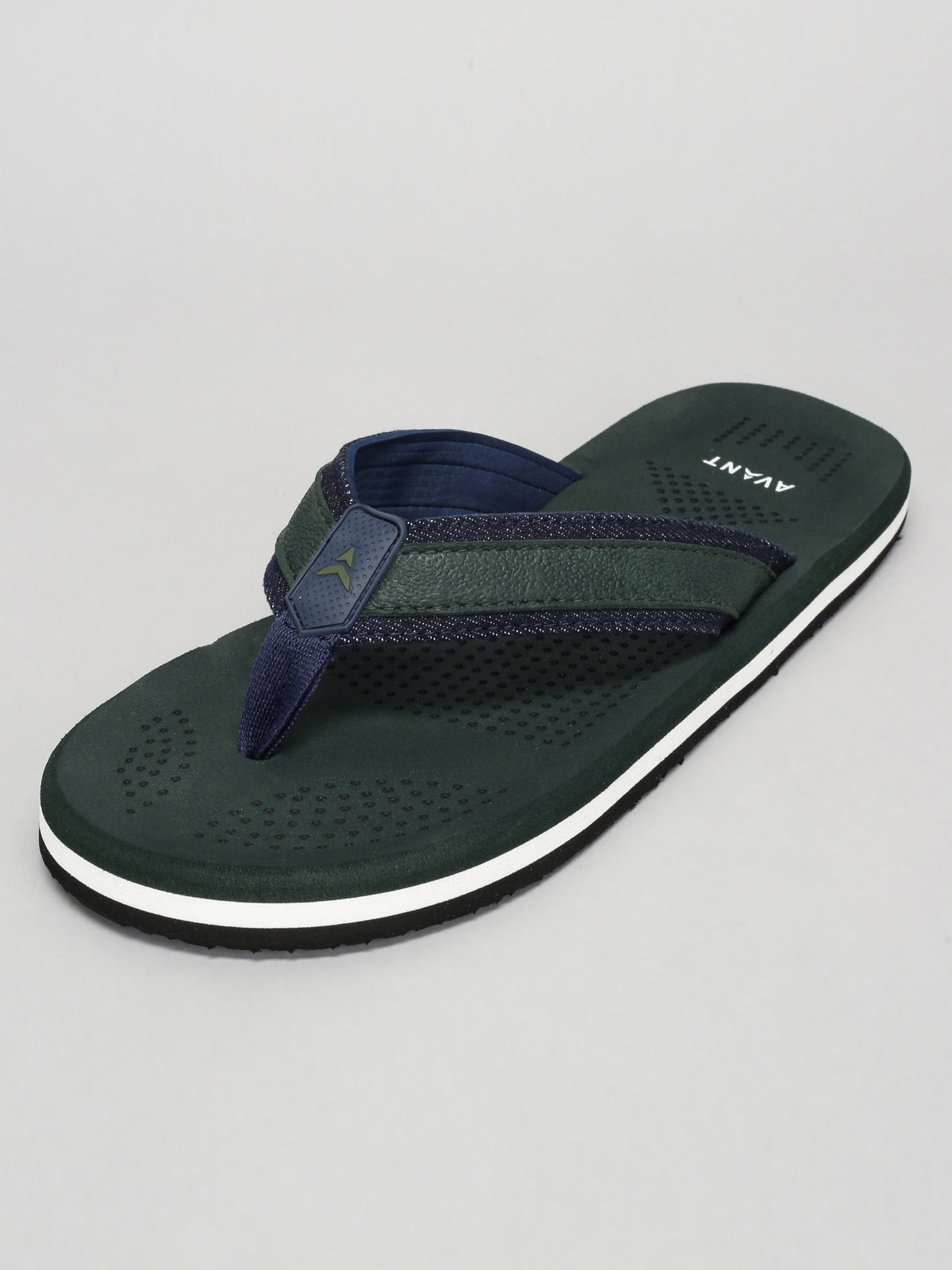 Avant Men's Brook Flip Flops - Green/Navy