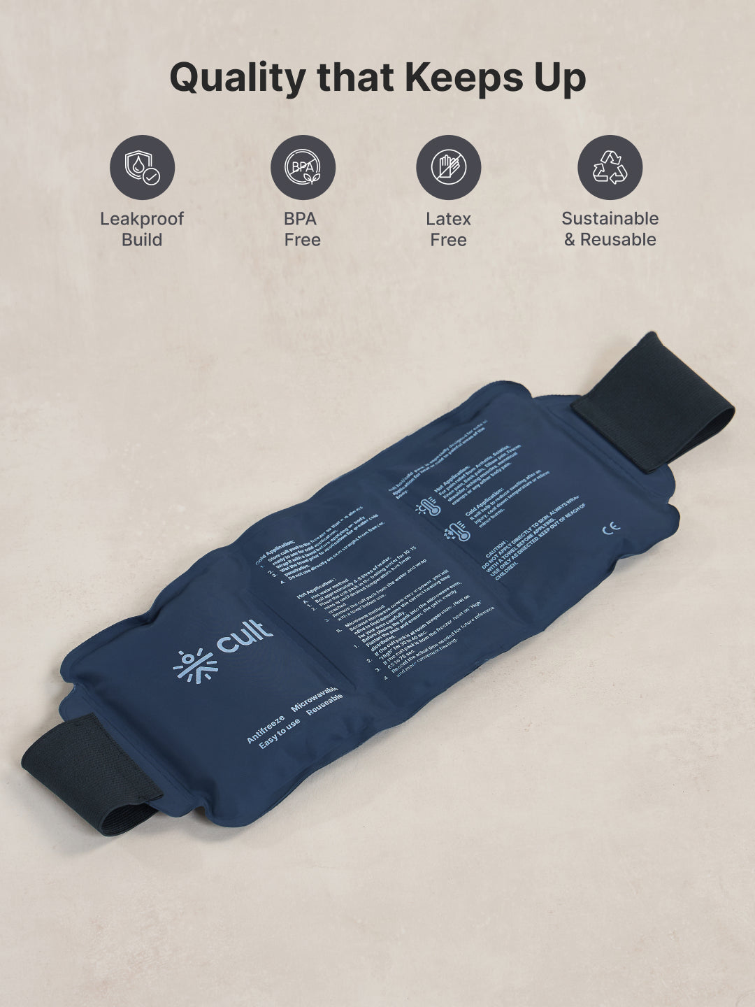 Hot & Cold Gel Pack with Velcro strap