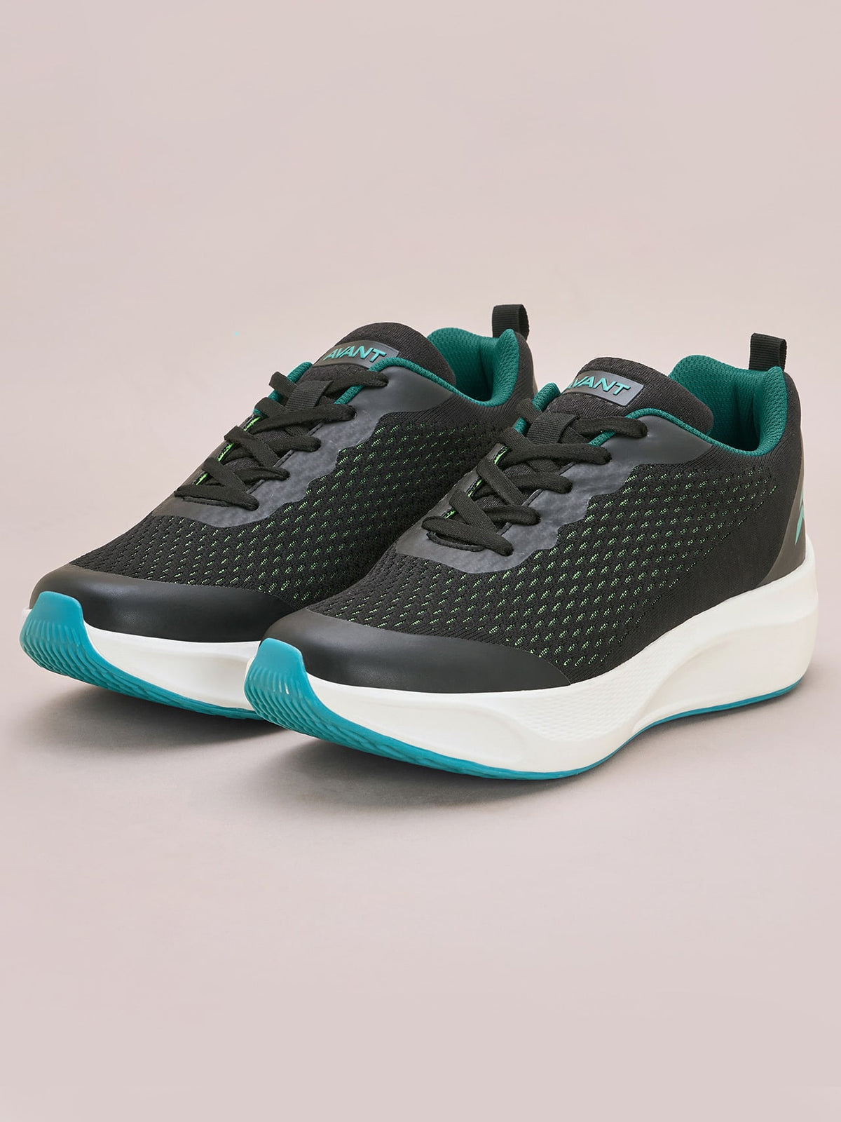 Avant Men's Stark Running Shoes - Black/Green