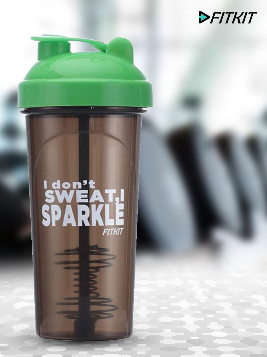 Classic Shaker Bottle, 700ml (Grey/Green)