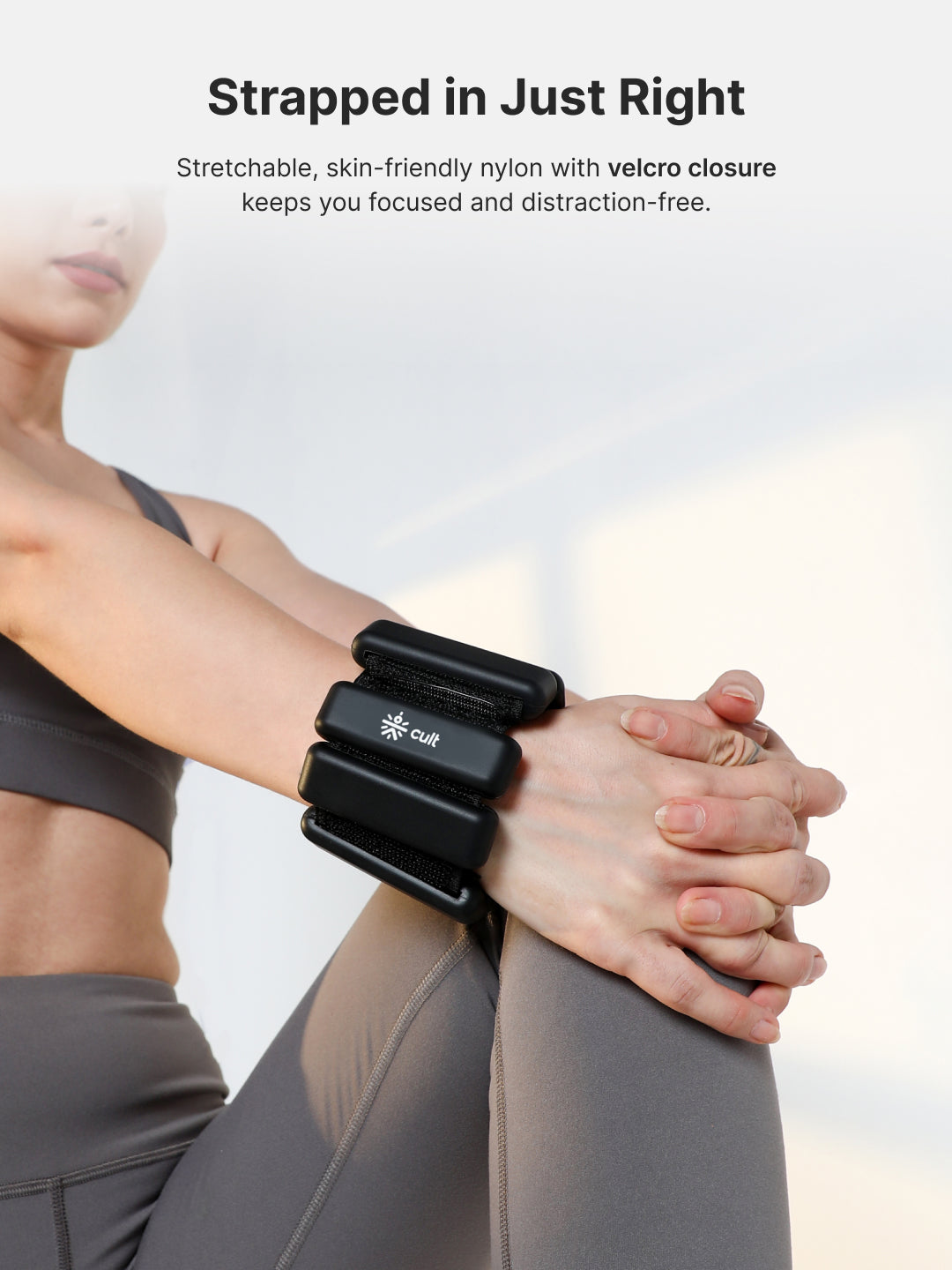 Adjustable Ankle and Wrist Weights (450 g X 2) pair with Removable 60 g Slots Blue  Customizable Weights for Running, Walking, Yoga & Workouts