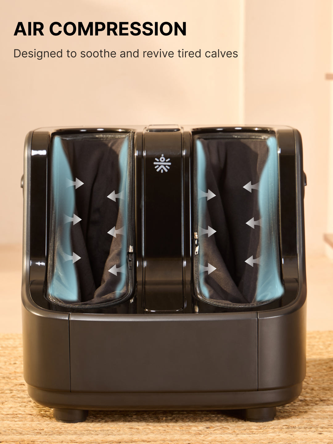 Cult Calm foot & calf Massager with Vibration & Warm Therapy, Air Compression, for Pain Relief and Relaxation