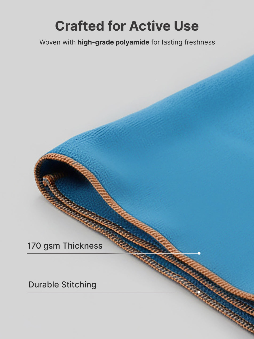 cult Microfiber Gym Towel for Men & Women with Elastic Loop - Large