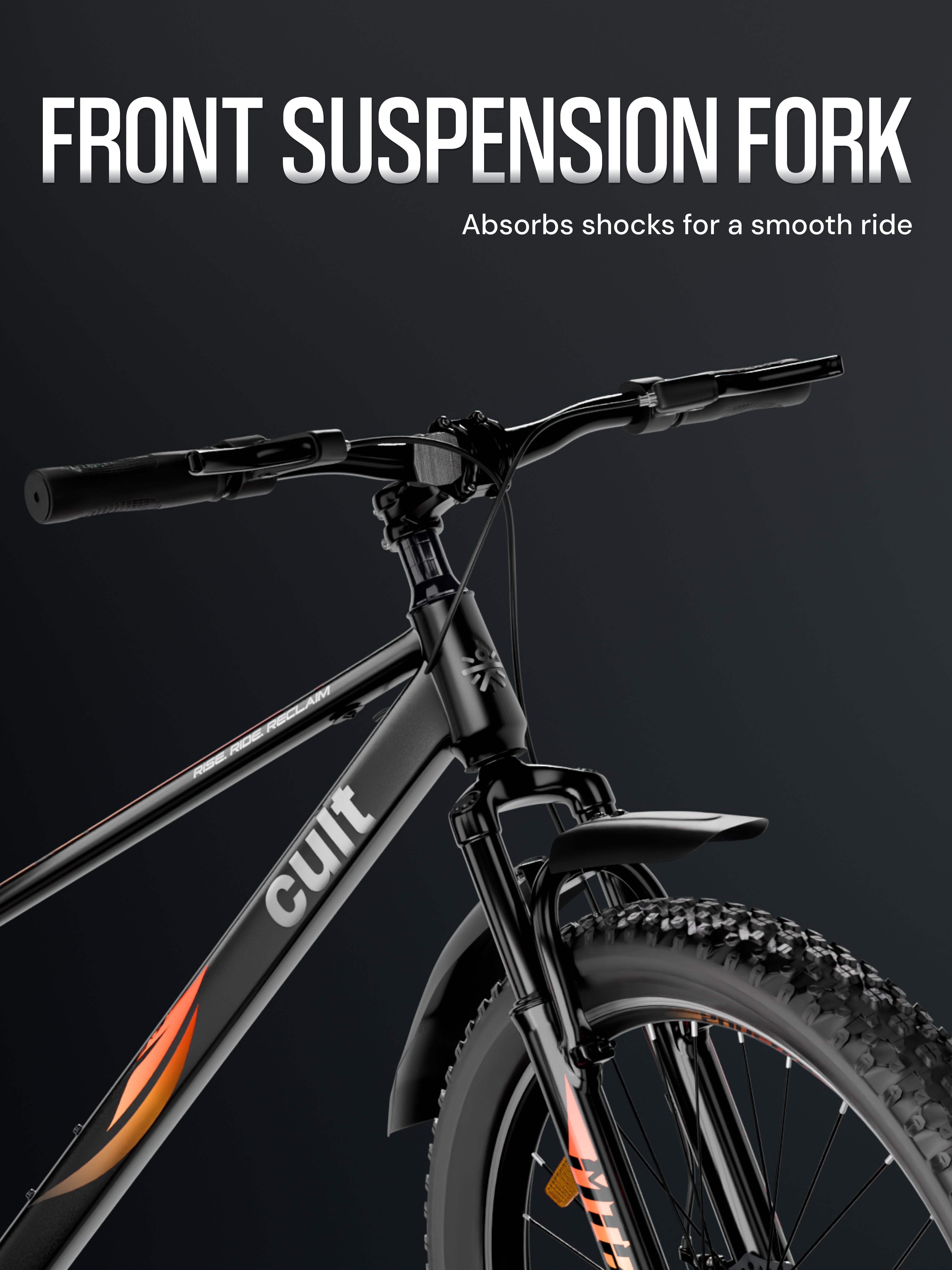 Cult Phoenix 26T Mountain Bike | Single Speed Cycle | Black