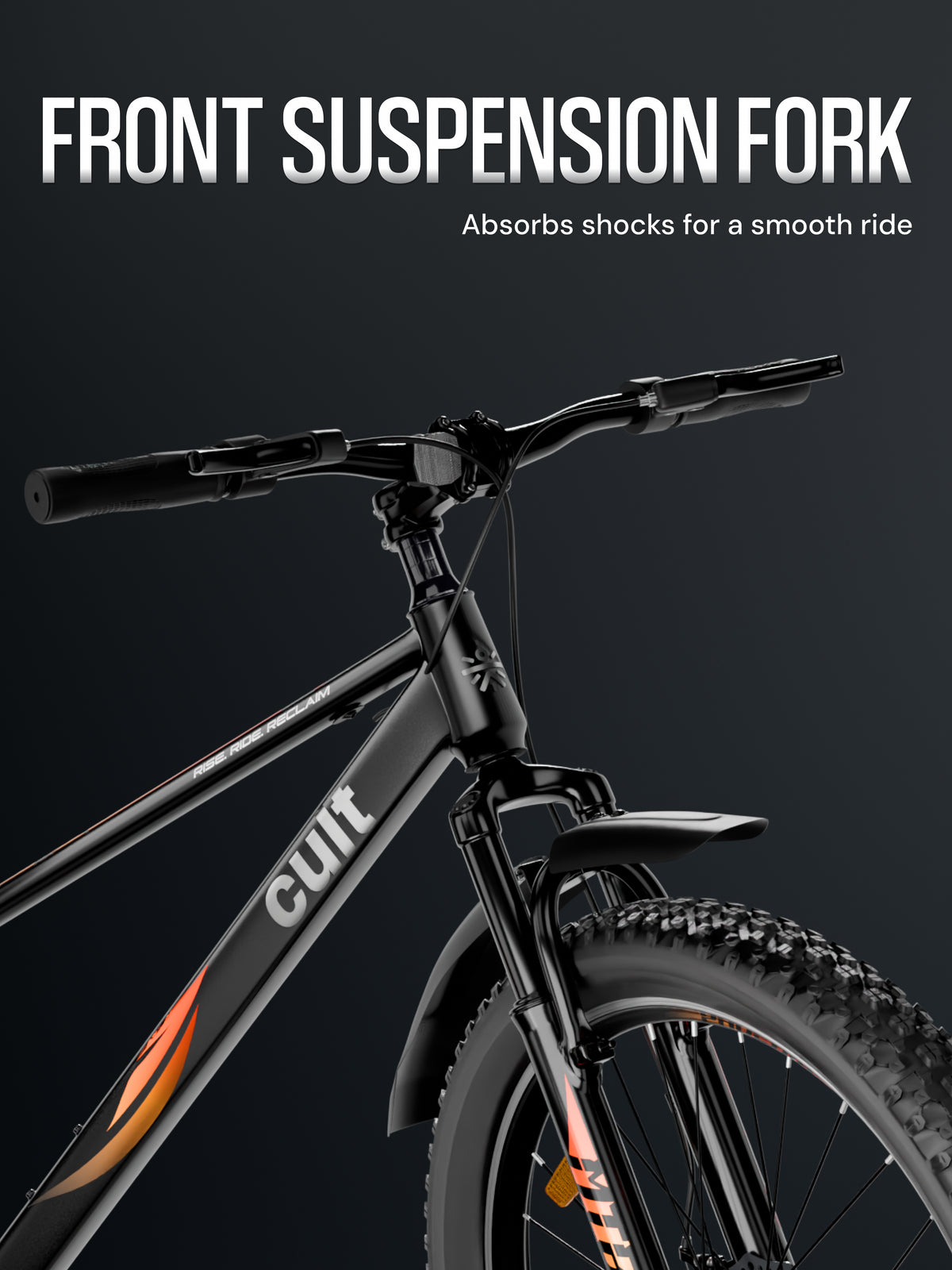Cult Phoenix 26T Mountain Bike | Single Speed Cycle | Black