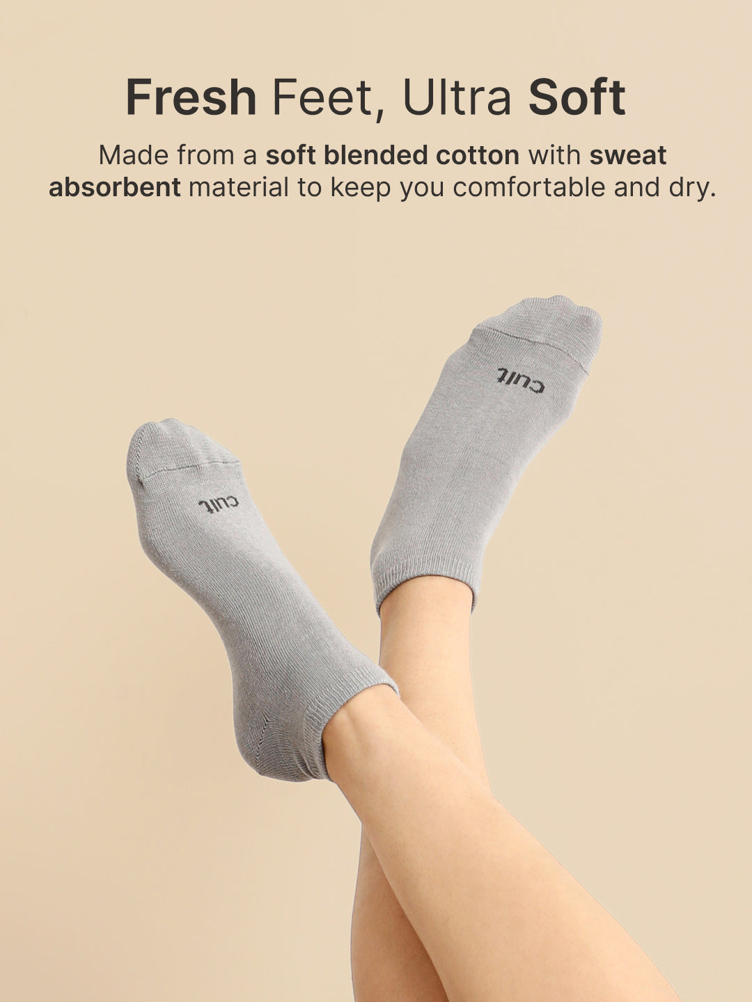 Casual Ankle Length Pack of 5 Powder Blue,Berry Red,Rusty,Grey & Black Solid Women's Socks