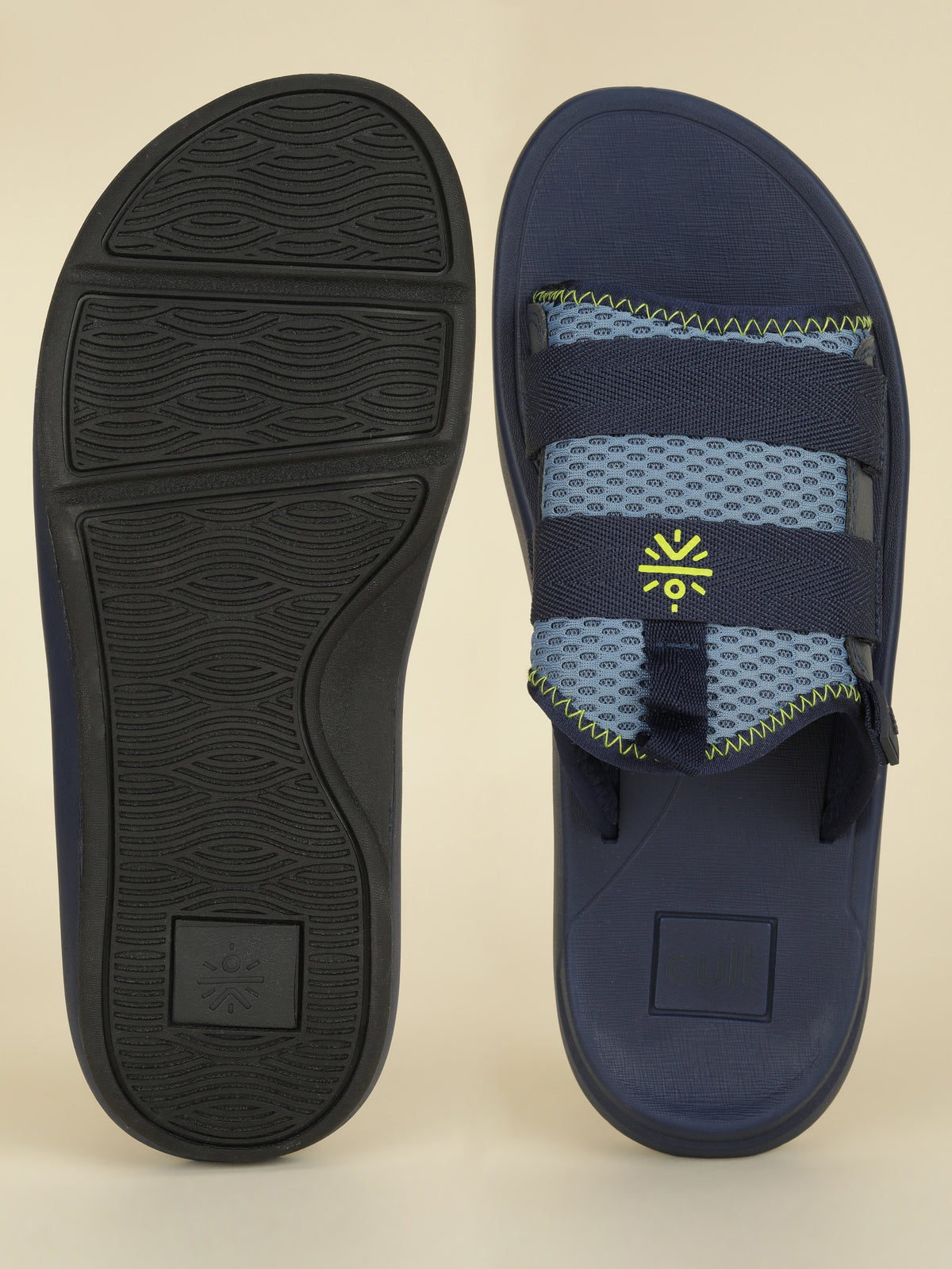 cult Men's Koios Sliders - Navy
