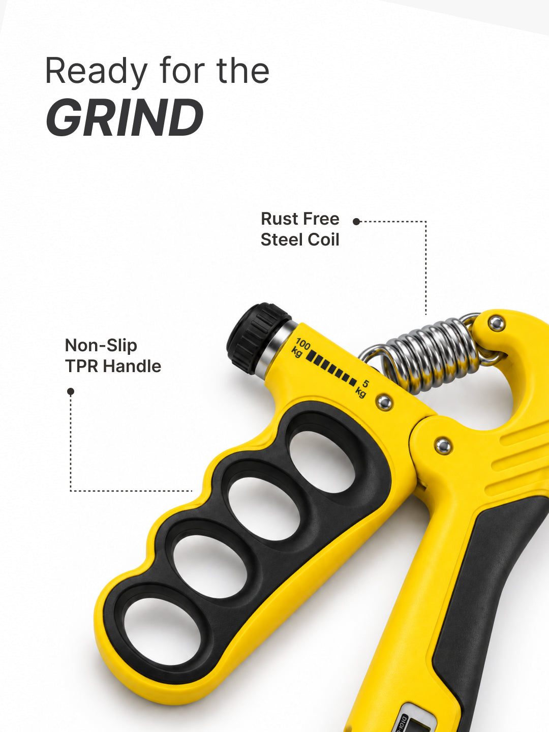 Cult Handgrip Premium Black Yellow