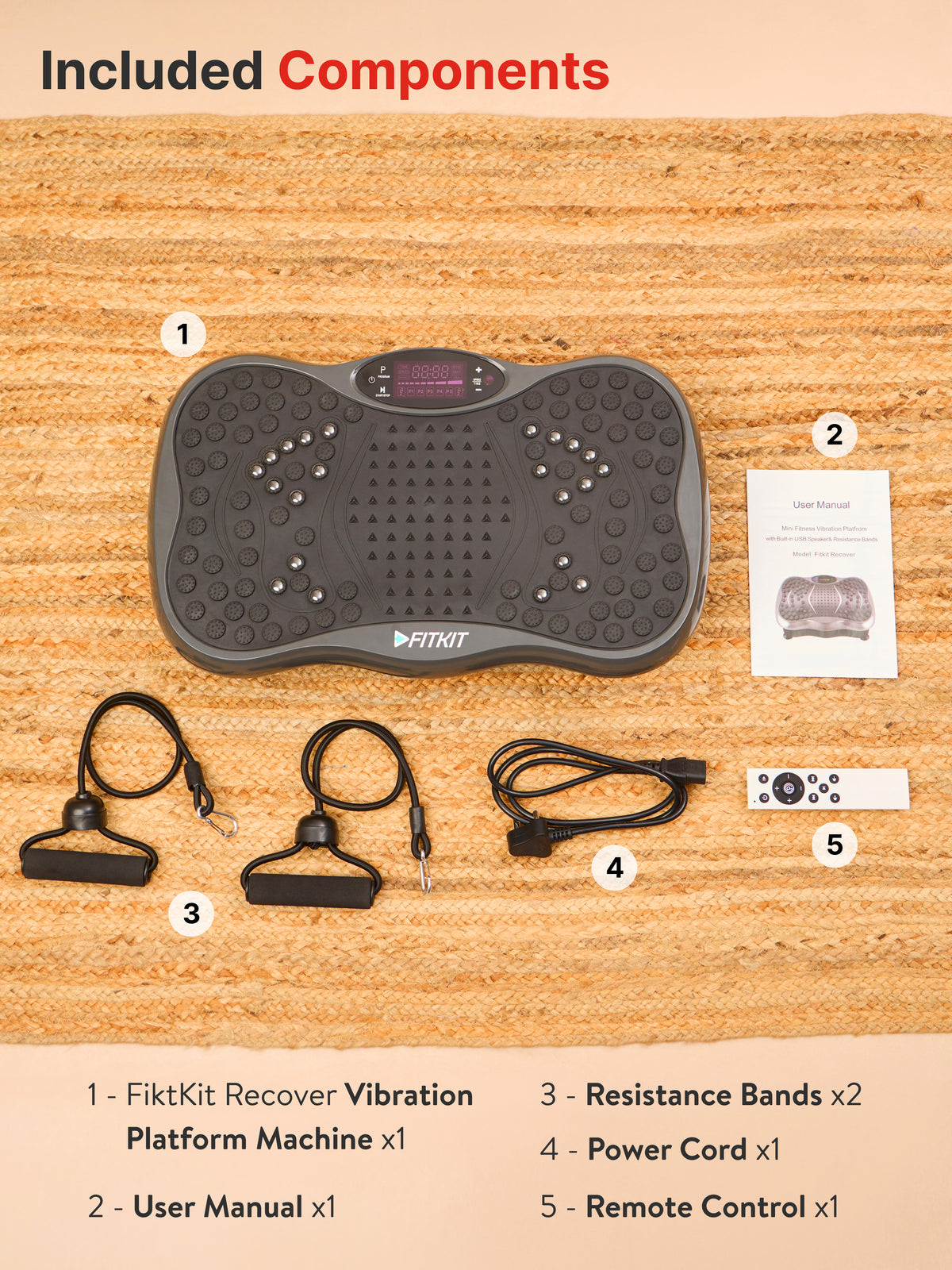 FitkitRecover Vibration Plate Massager