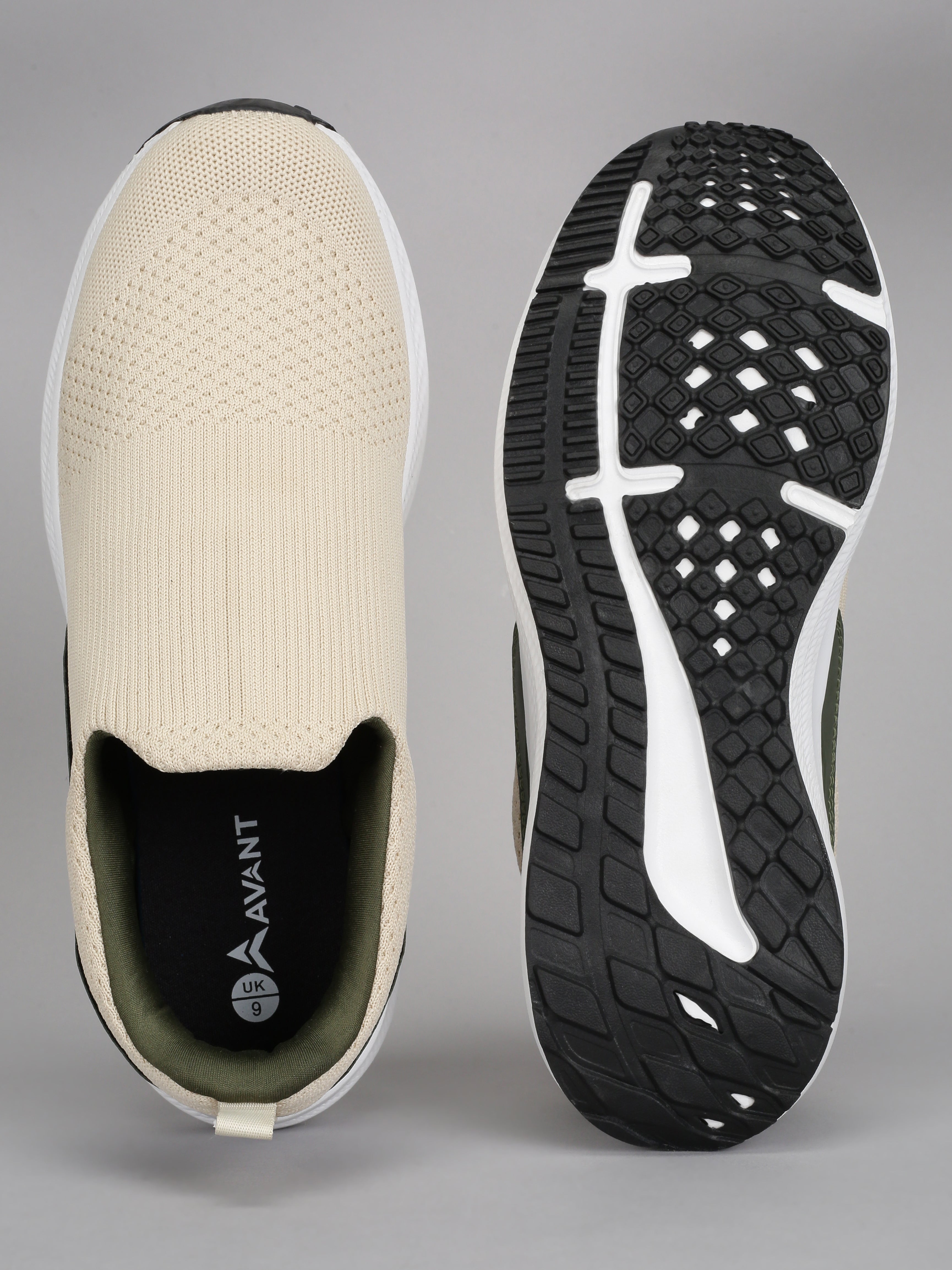 Avant Men's Nest 2.0 Walking Shoes - Cream/Olive