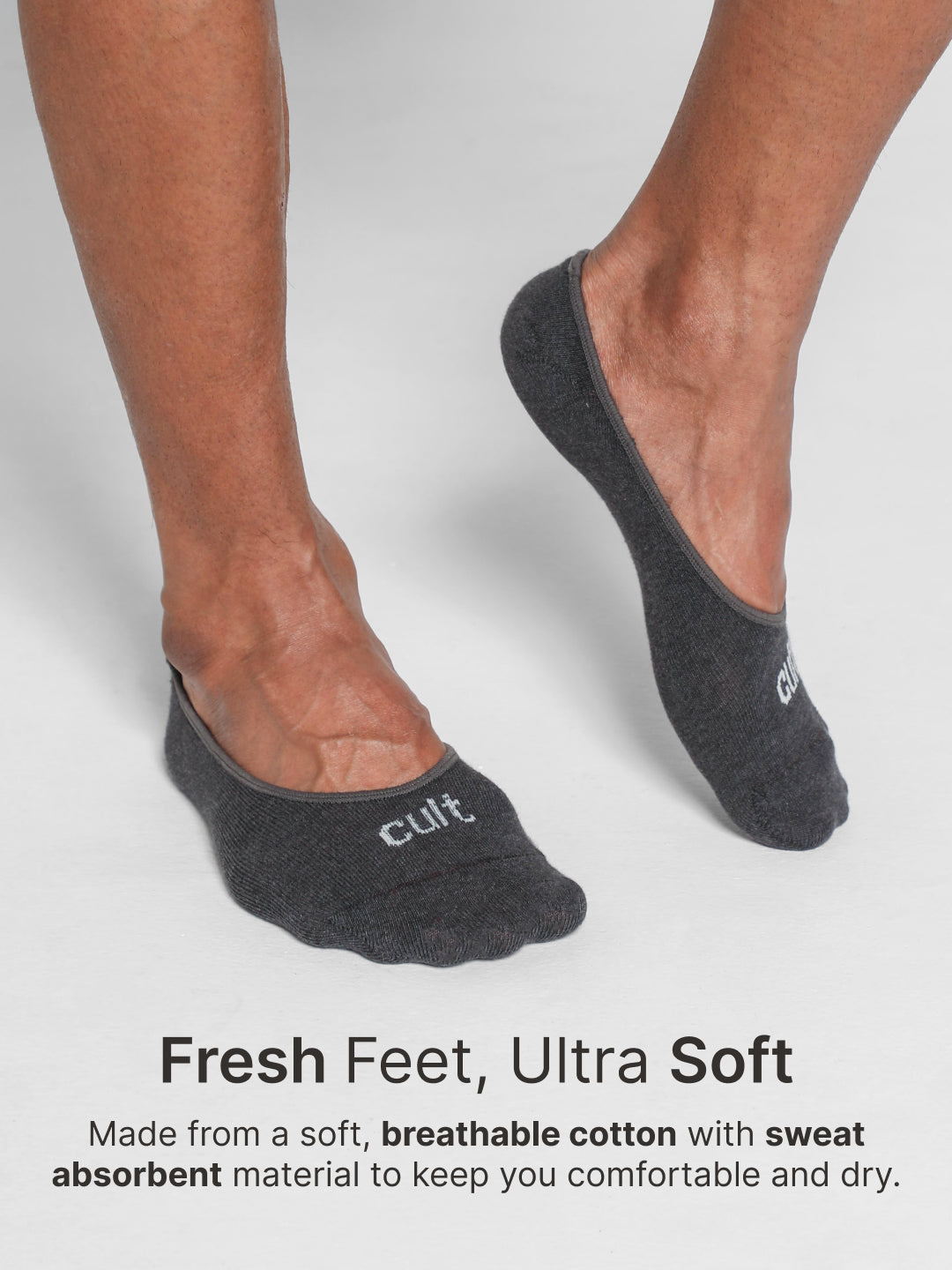 Casual Low Cut Invisible Pack of 3 Multicolour Cotton Blend Men Socks  Soft, Breathable & All-Day Comfort