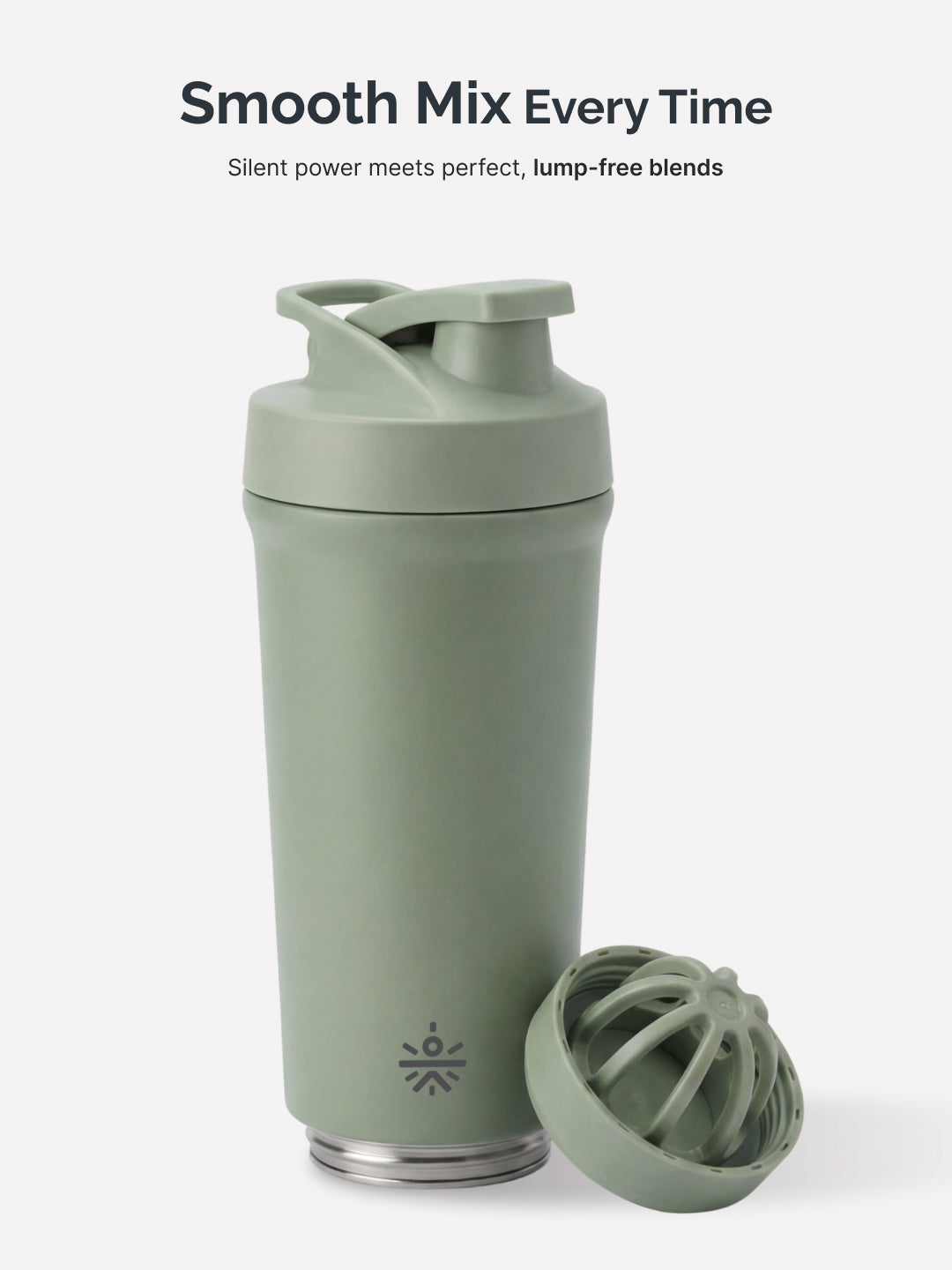 Cult Green Steel Shaker Bottle 700 ml with Bottom Opener – Leakproof & Built for Performance