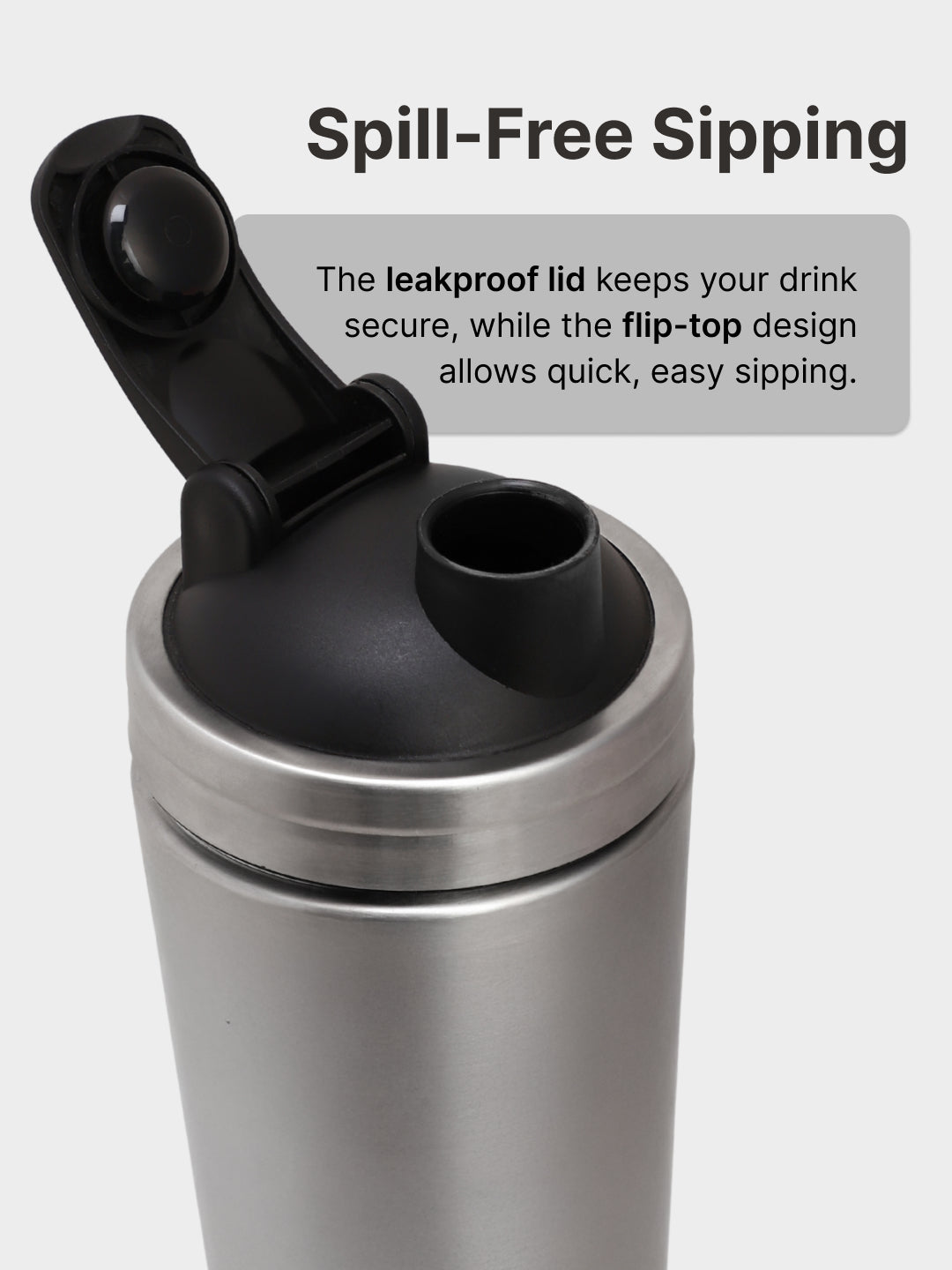 cult Steel Shaker 700ml Silver