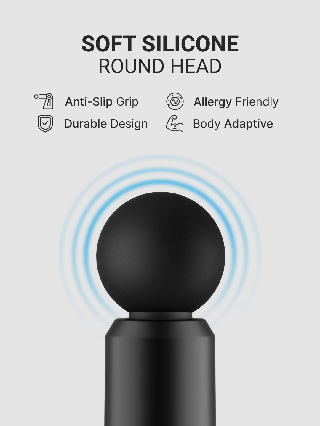 Cult Nitro, Full Body Professional Gun Massager, BLDC Motor, Rotatable Arm, QuietMotion Tech, 4 Interchangeable heads, 5 Speed levels, Silicone head, premium bag.