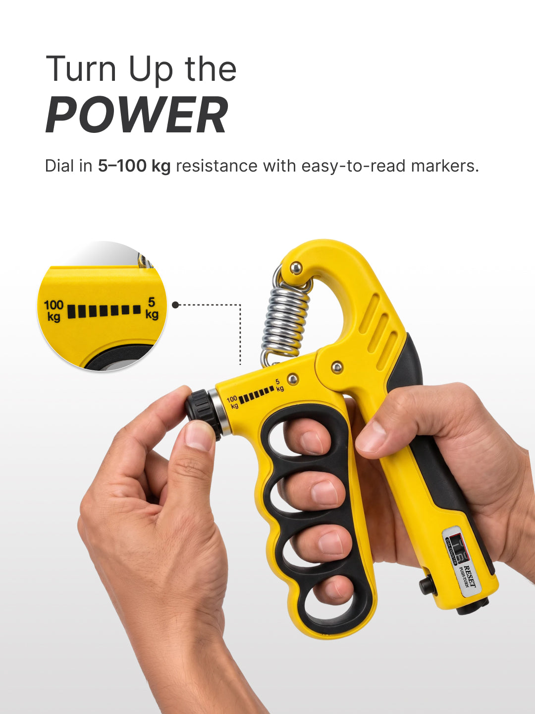 Cult Handgrip Premium Black Yellow