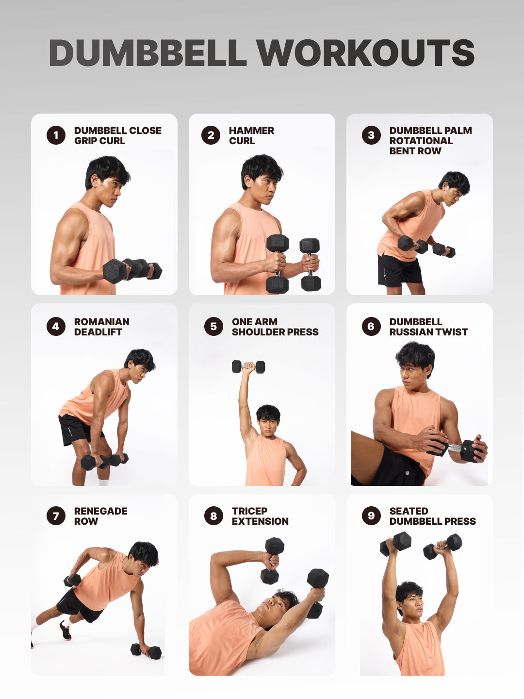 Cult 12.5Kg Hex Dumbbells For Home & Gym Exercises, Set of 2, (Black)