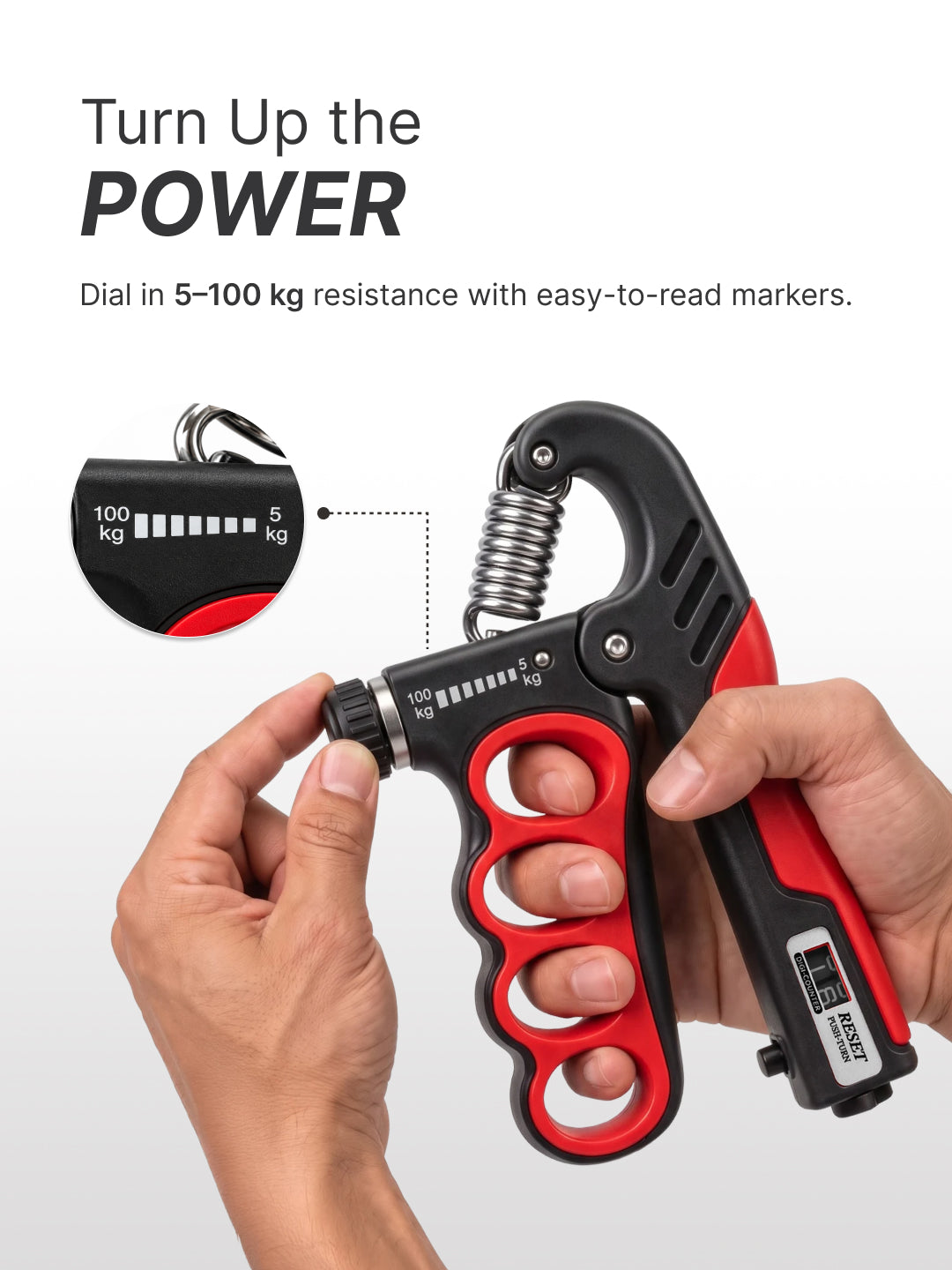 Cult Handgrip Premium Black Red