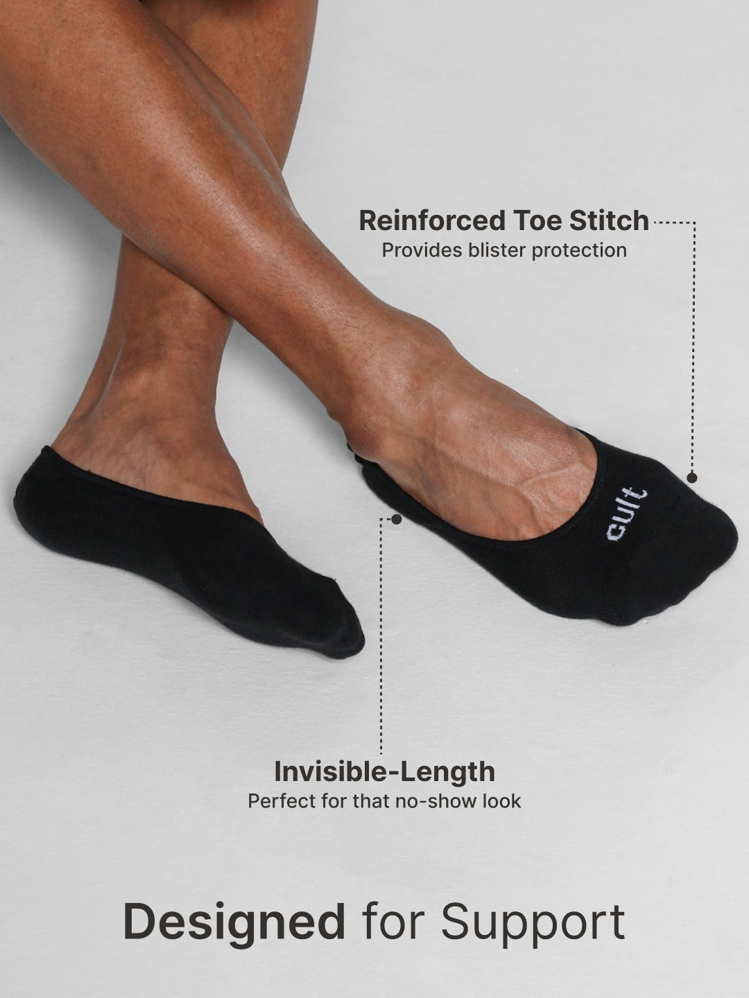 Casual Low Cut Invisible Pack of 3 Multicolour Cotton Blend Men Socks  Soft, Breathable & All-Day Comfort