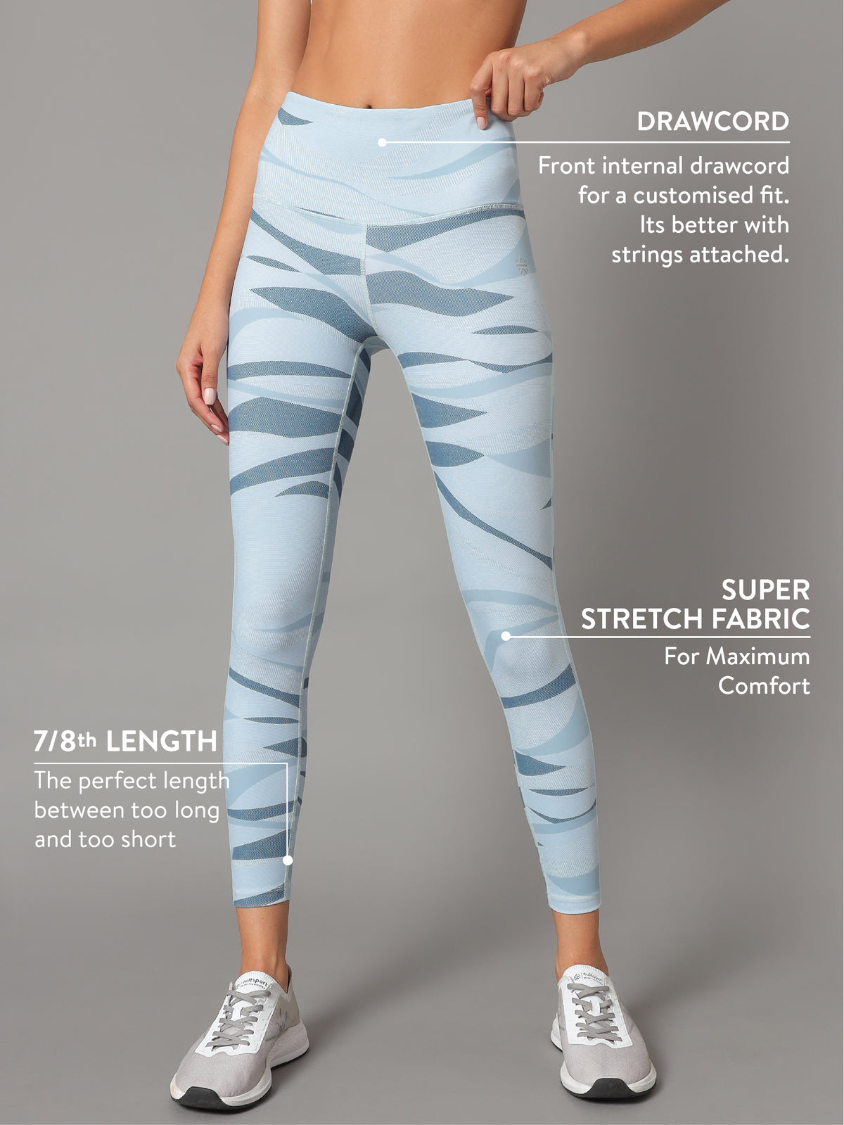 AbsoluteFit Abstract Print Tights