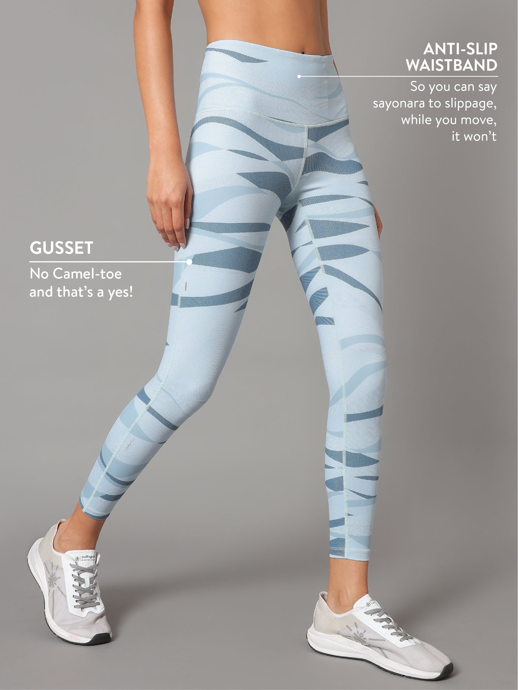 AbsoluteFit Abstract Print Tights