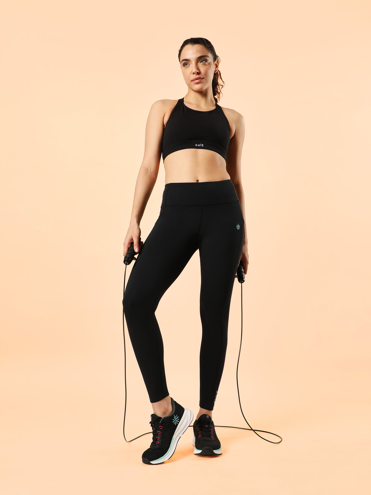 AbsoluteFit Solid Workout Tights With Pocket