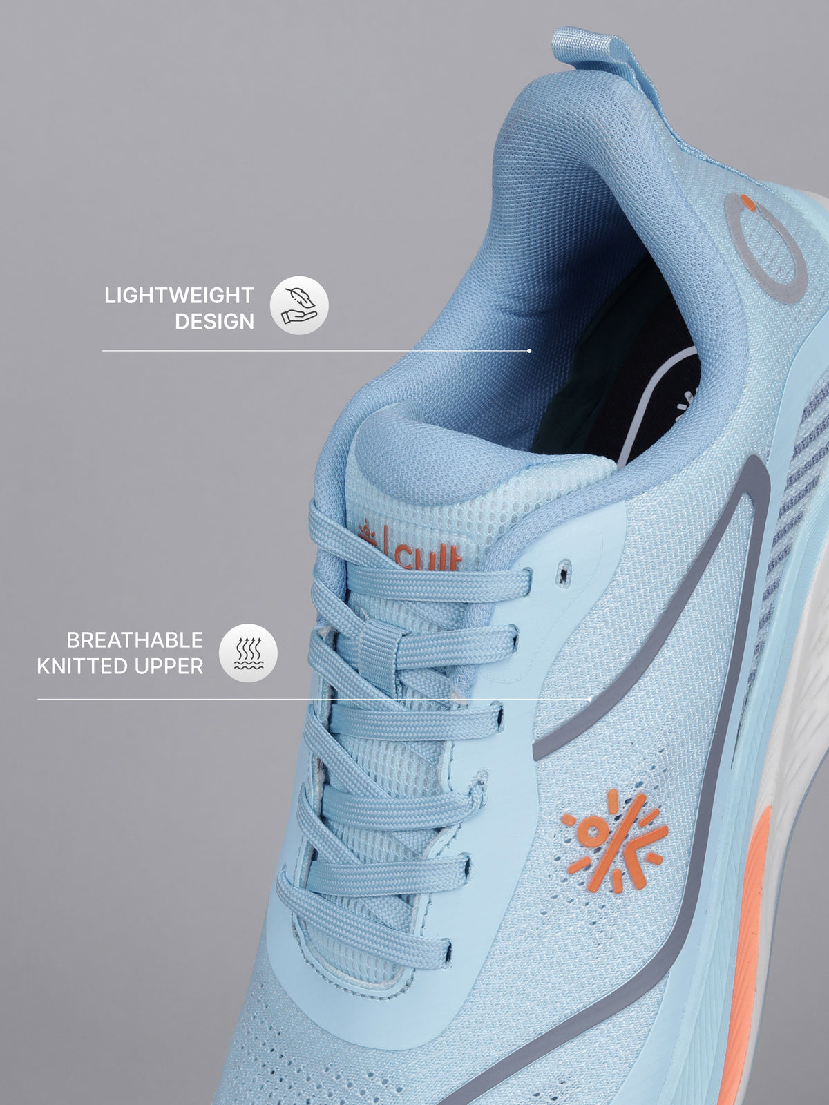 cult Men's Stratus Running Shoes - Ice Blue