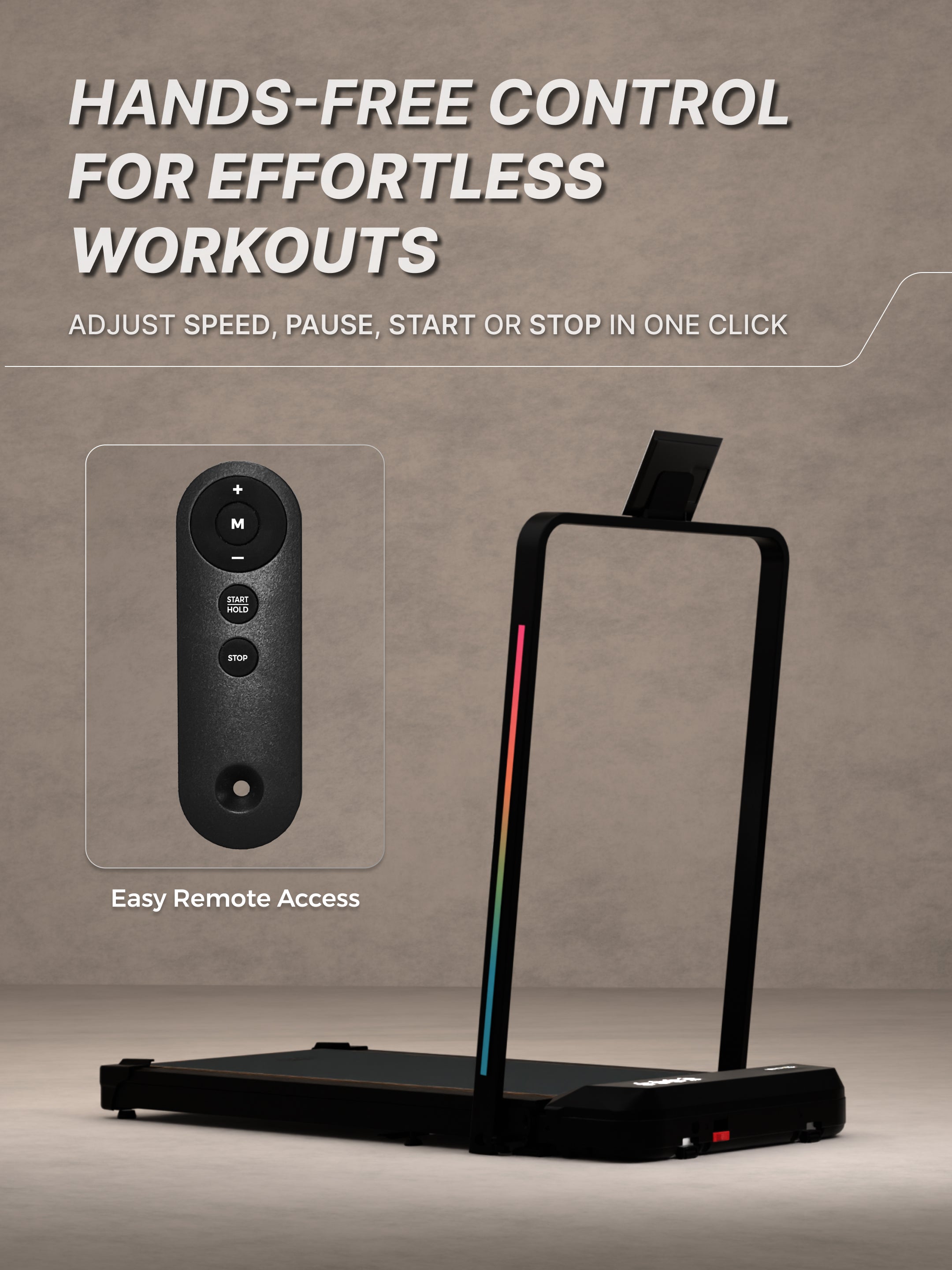 Cult Walking pad 3.5HP Peak DC Motorized Treadmill | Max Speed-10kmph | Max Weight-120kg | Walking Pad for Home Use (with 6 months extended warranty)