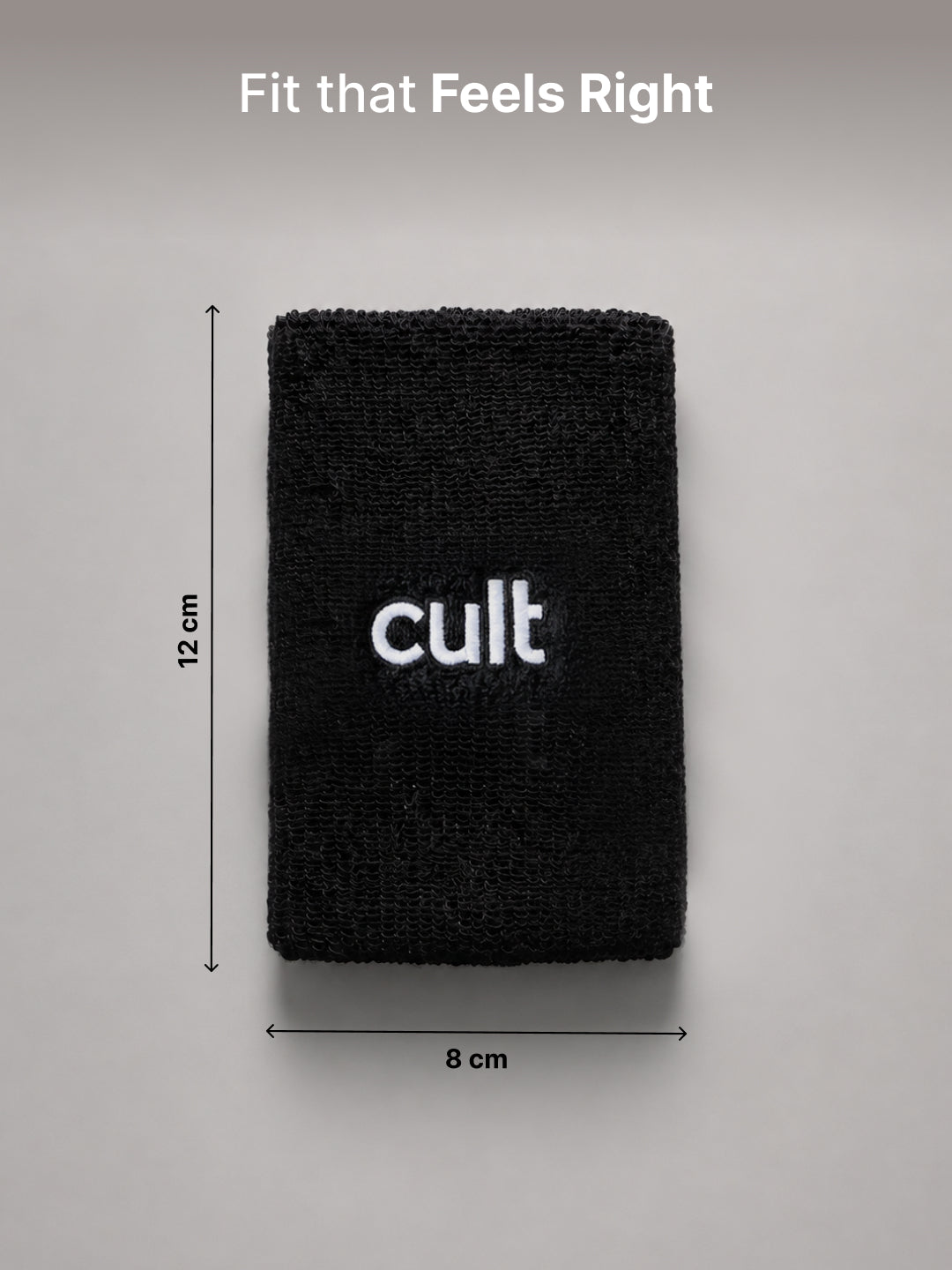 Cult Wrist Band Pack of 2 - Grey & Black