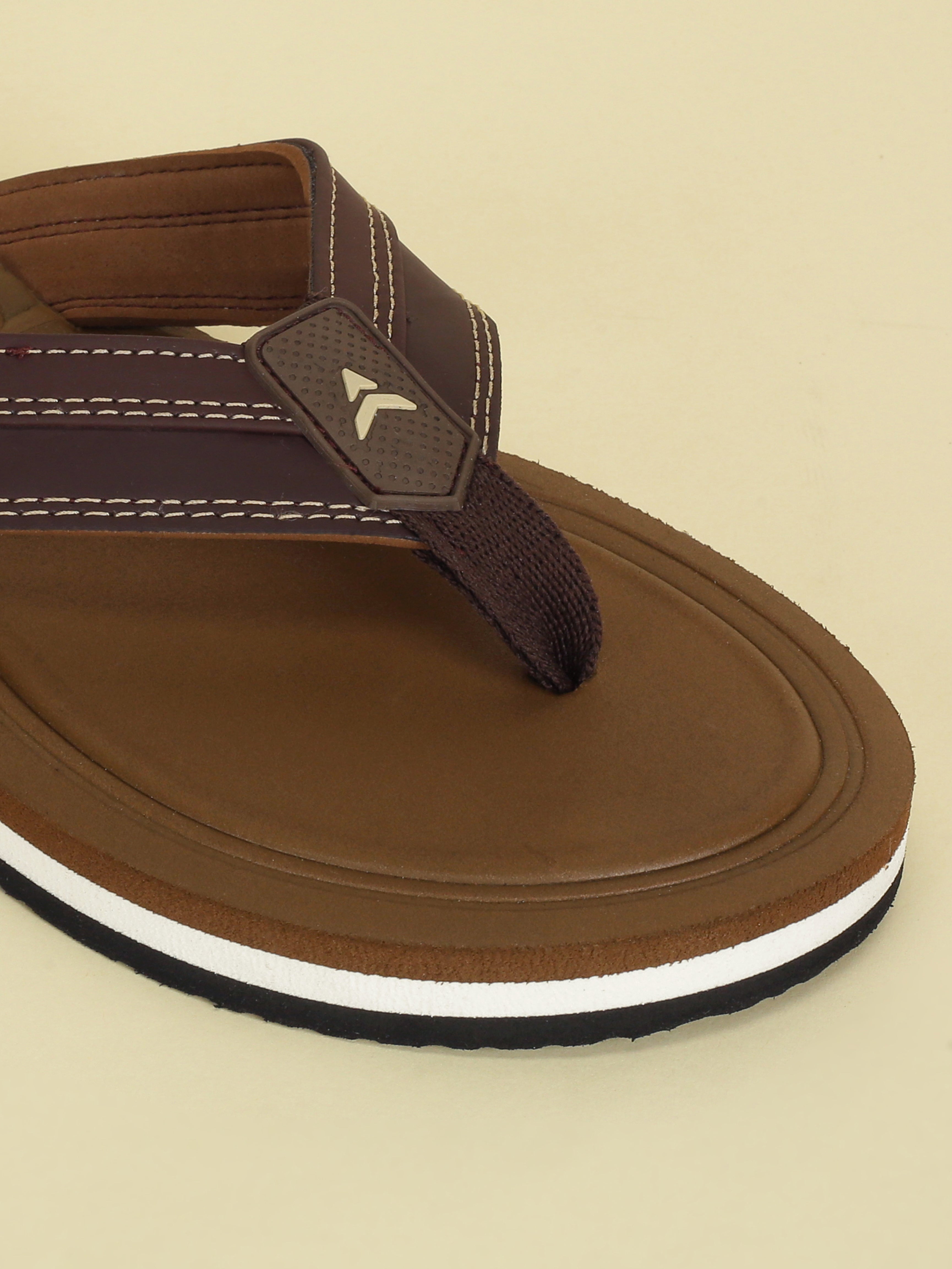 Avant Men's Flint Flip Flops - D.Brown