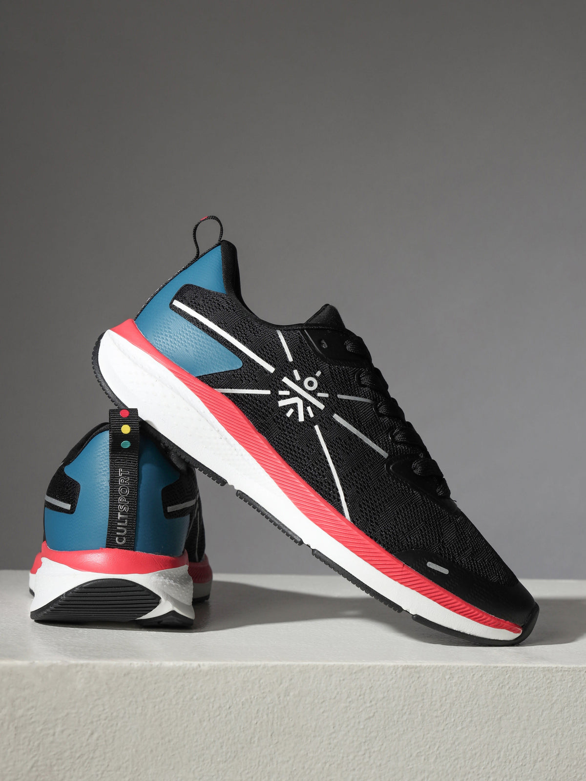 cult Flomo Men Running Shoes - Black/Blue