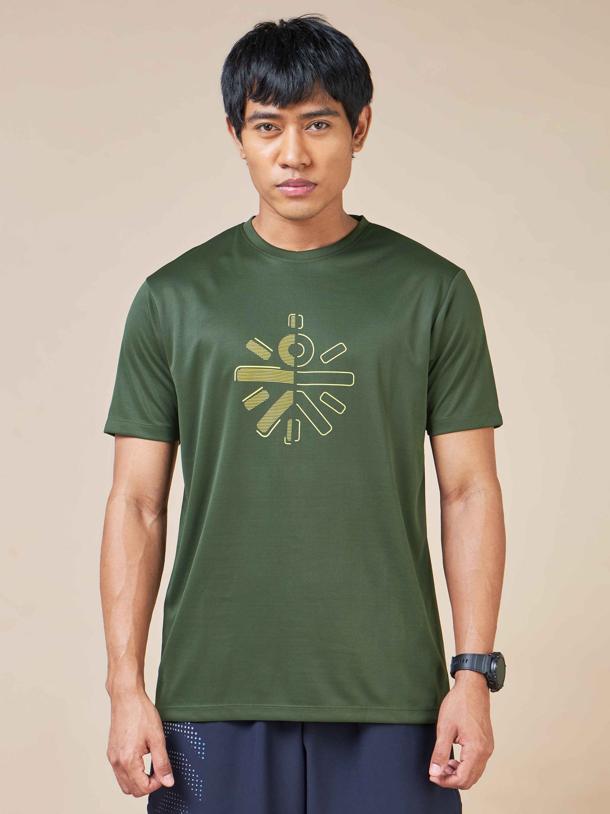 Typographic Print Active T-shirt