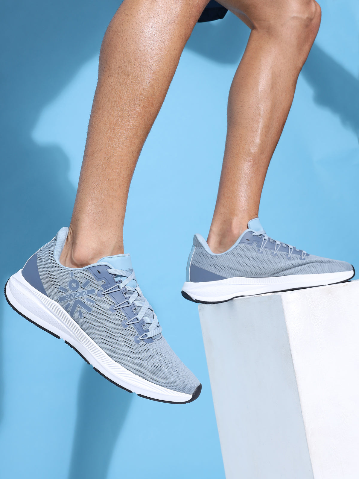 cult Firebird Men Running Shoes - Ash Blue