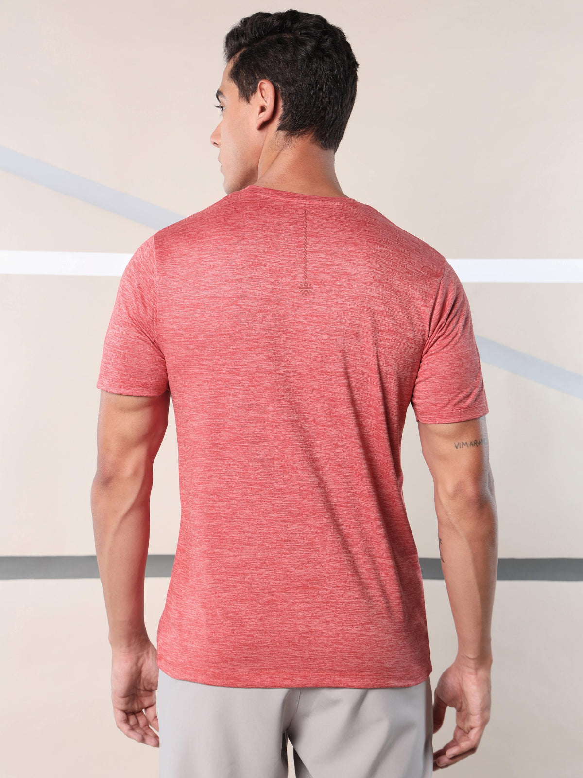 Men's Train All Day Red Comfortech T-shirt