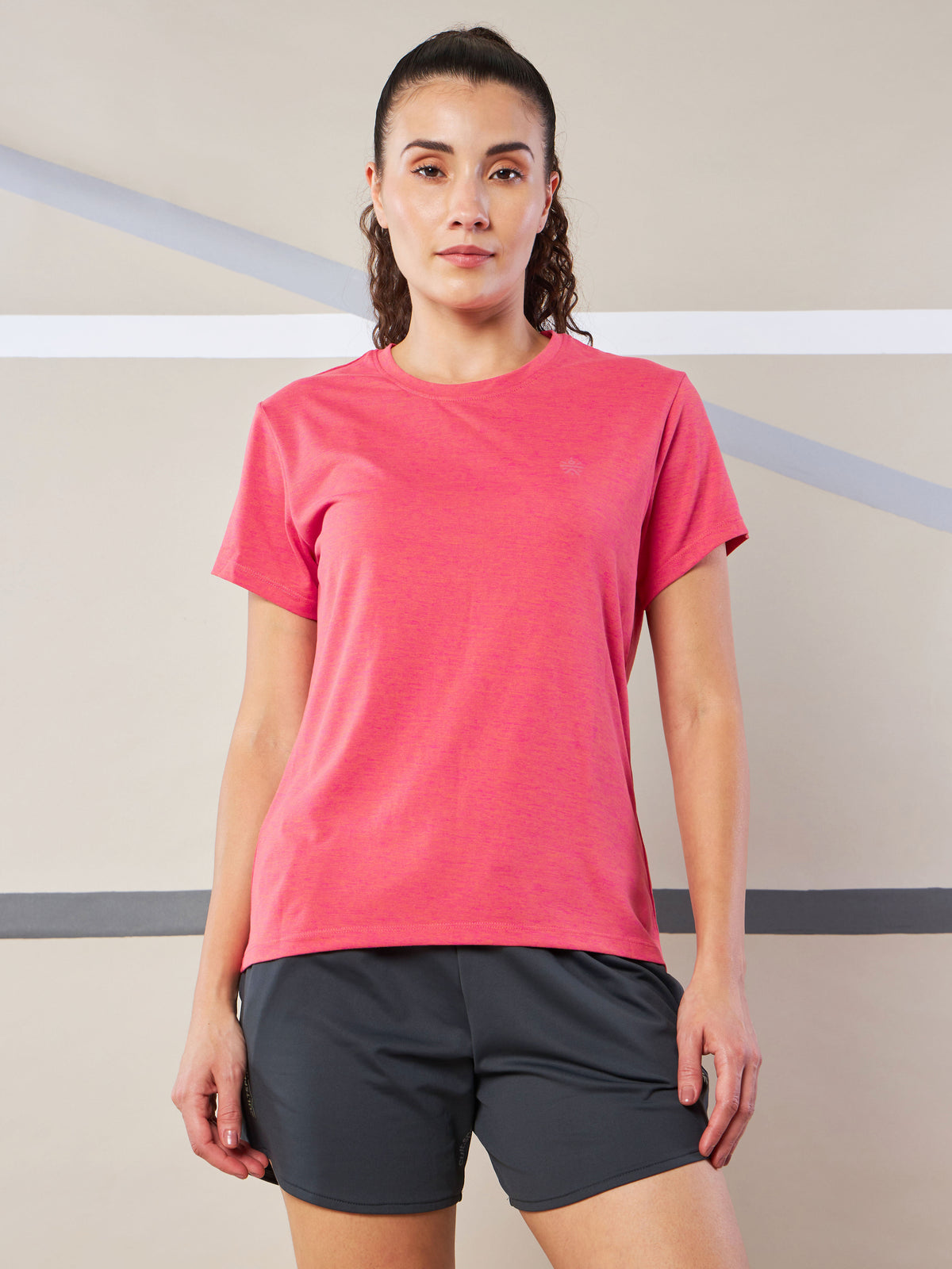Women's Train All Day Pink Comfortech T-shirt