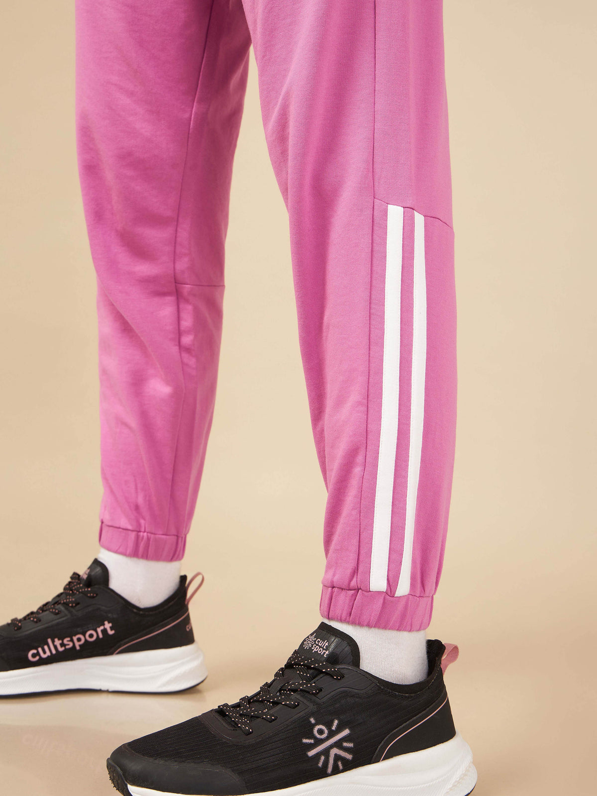 Pink Power Flex Joggers for Women