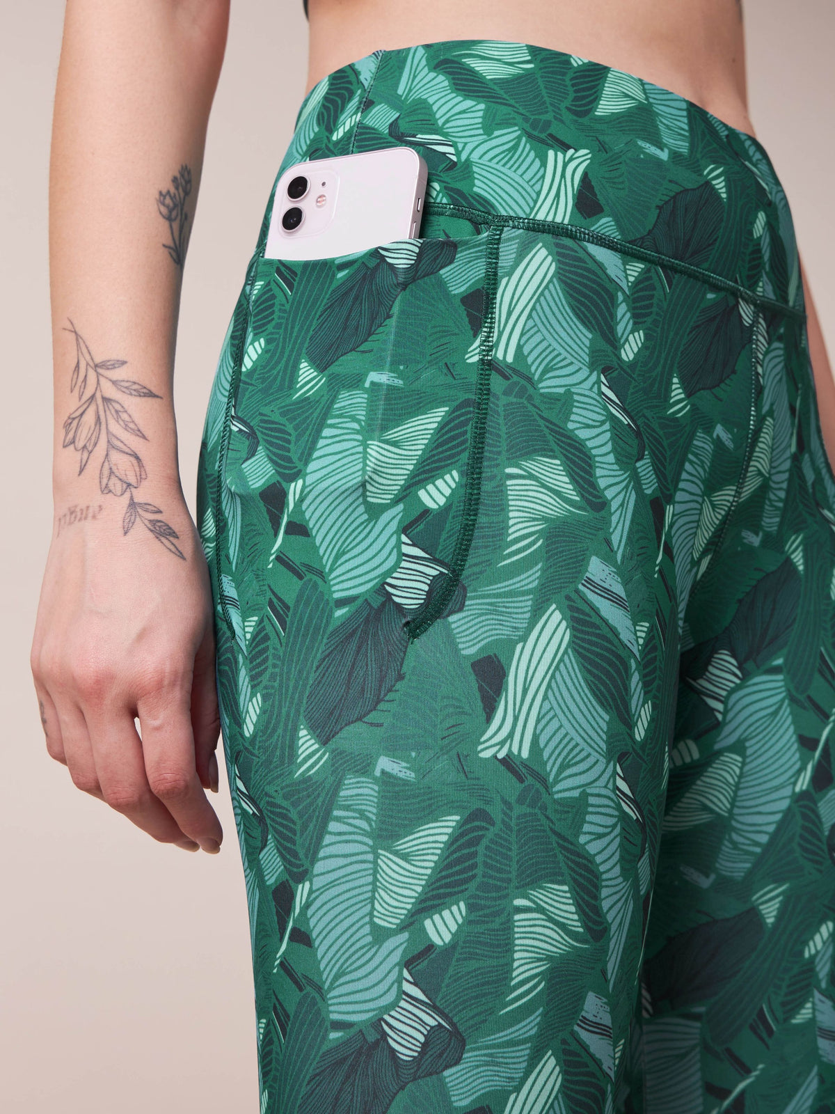 Zen Garden All Over Print Yoga Tights