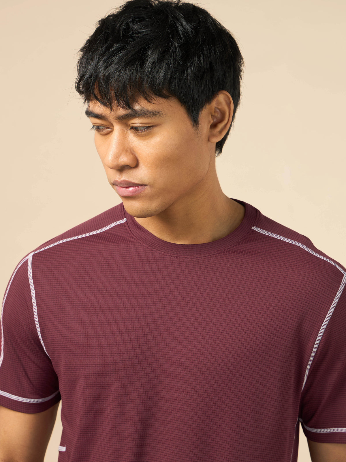 Men's All Round Red Workout T-shirt