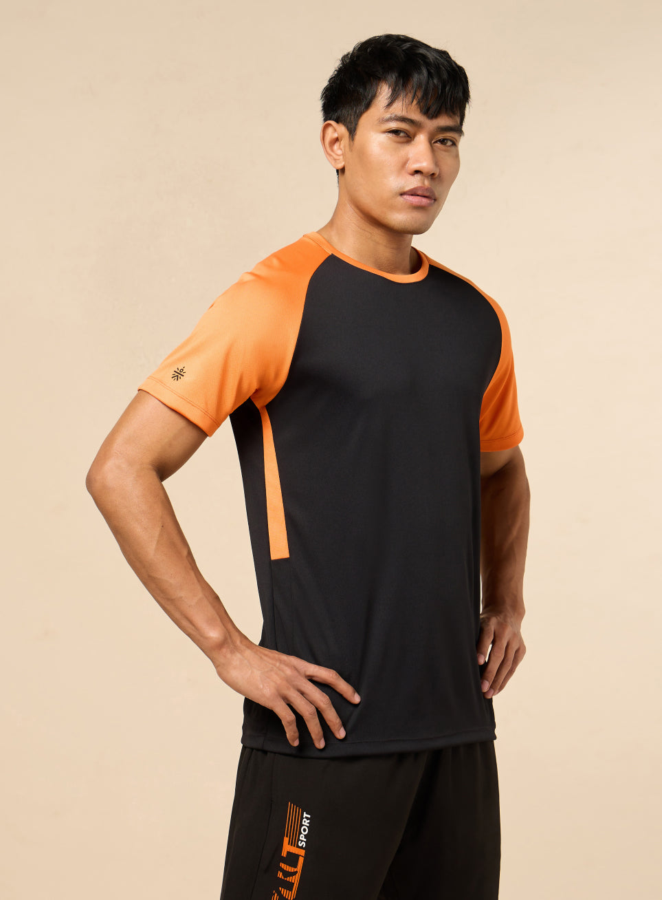 Men's Power Up Black Training T-shirt