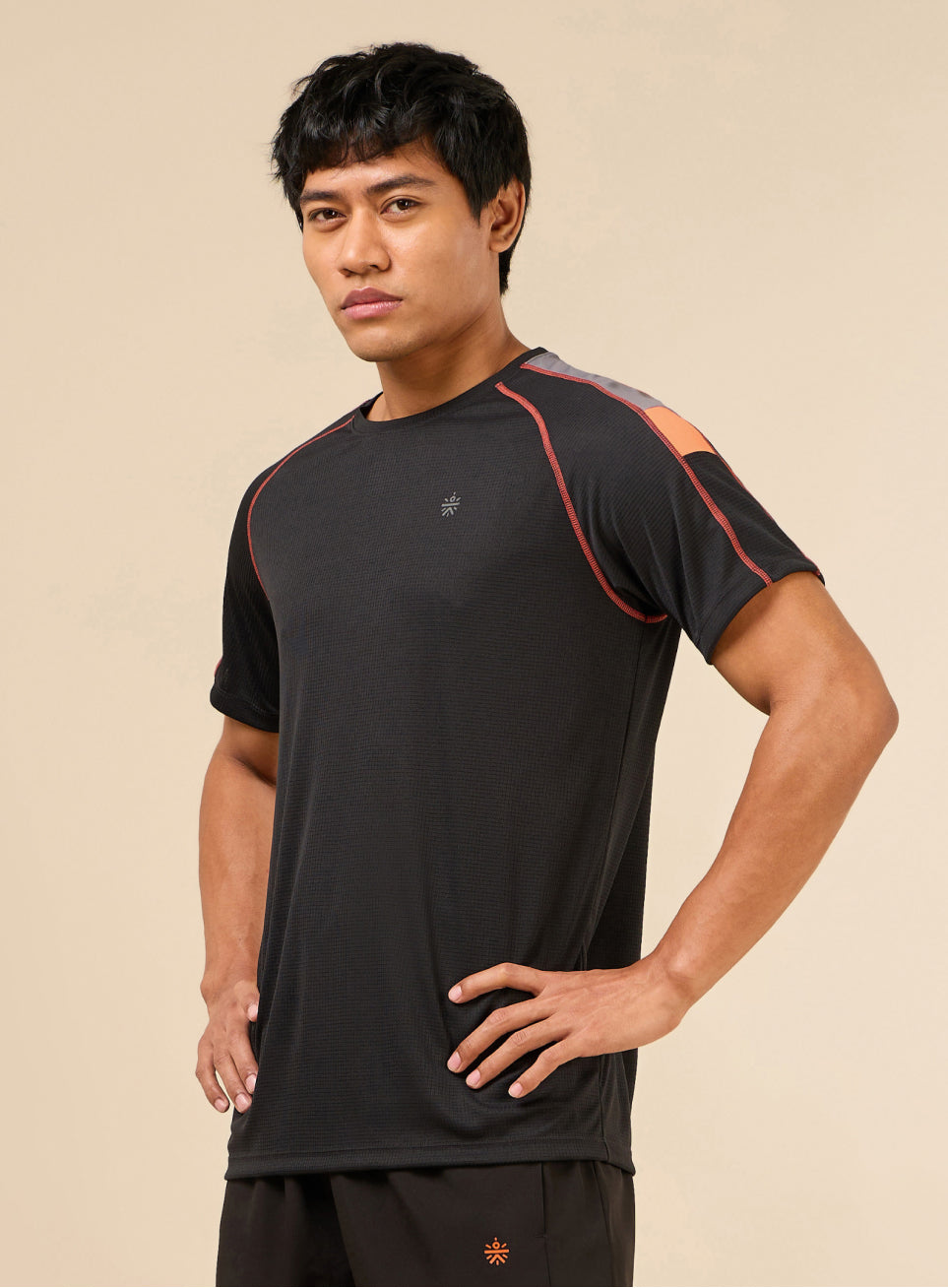 Men's All Format Black High Performance T-shirt