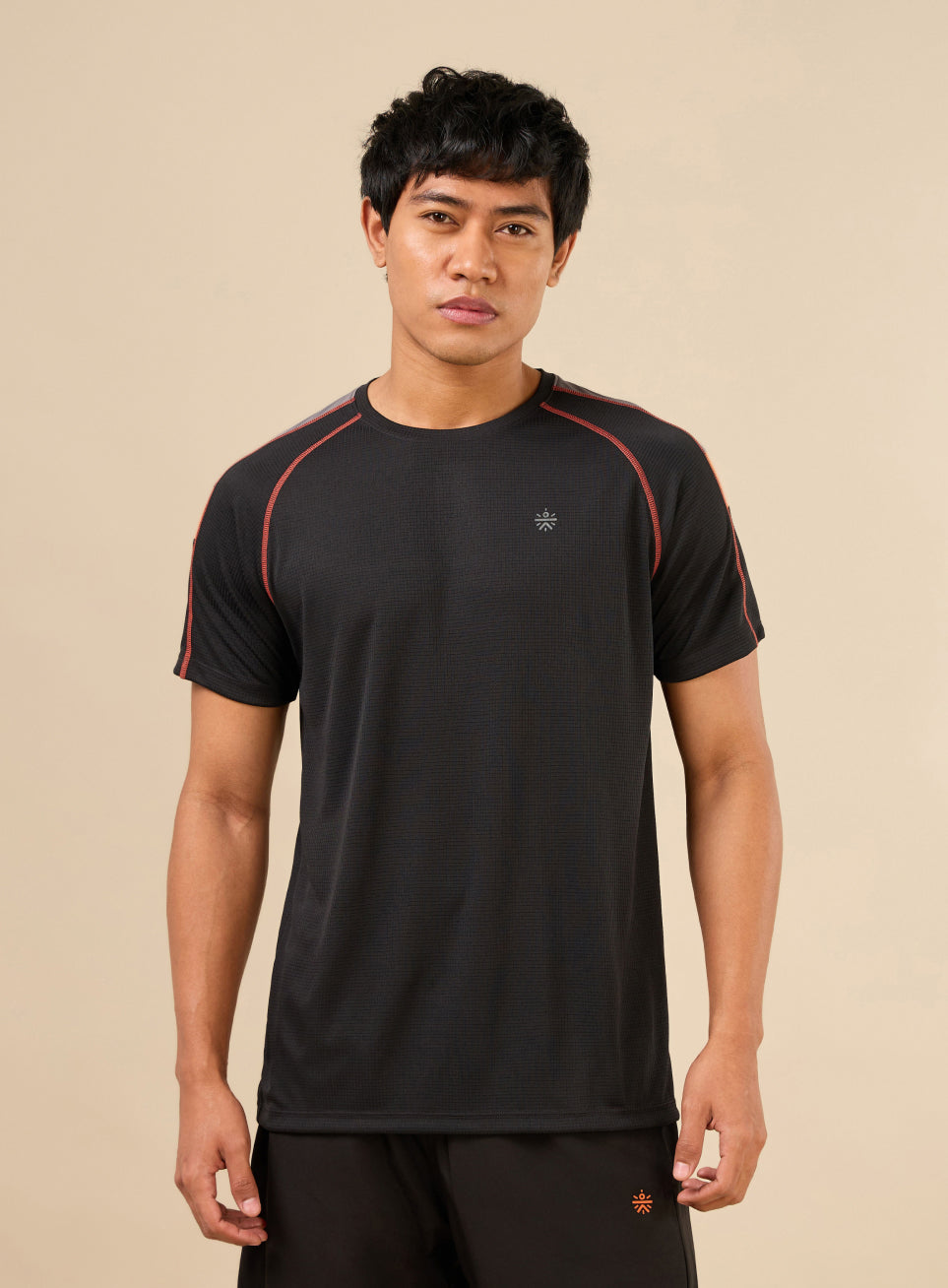 Men's All Format Black High Performance T-shirt