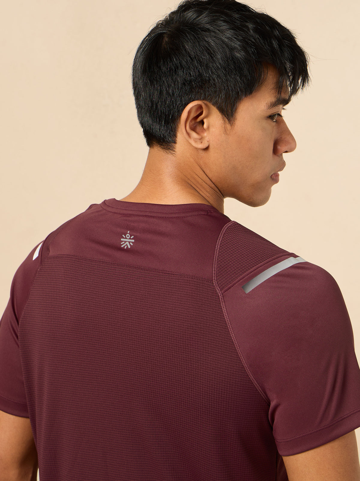 Men's Red Ergonomic Training T-shirt