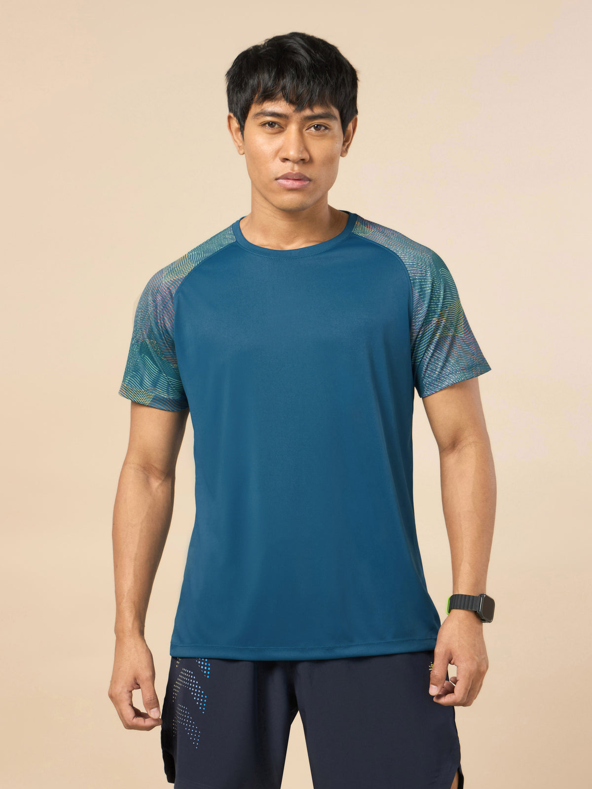 Men's Blue High Impact Training T-shirt