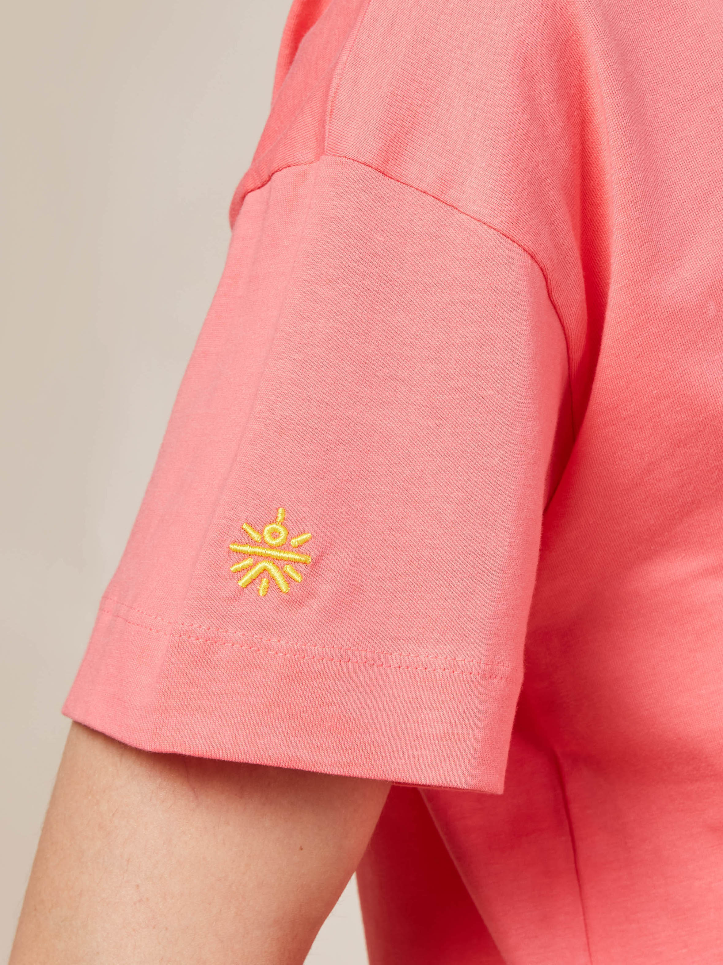 Women's Ath. Club Pink Printed T-shirt