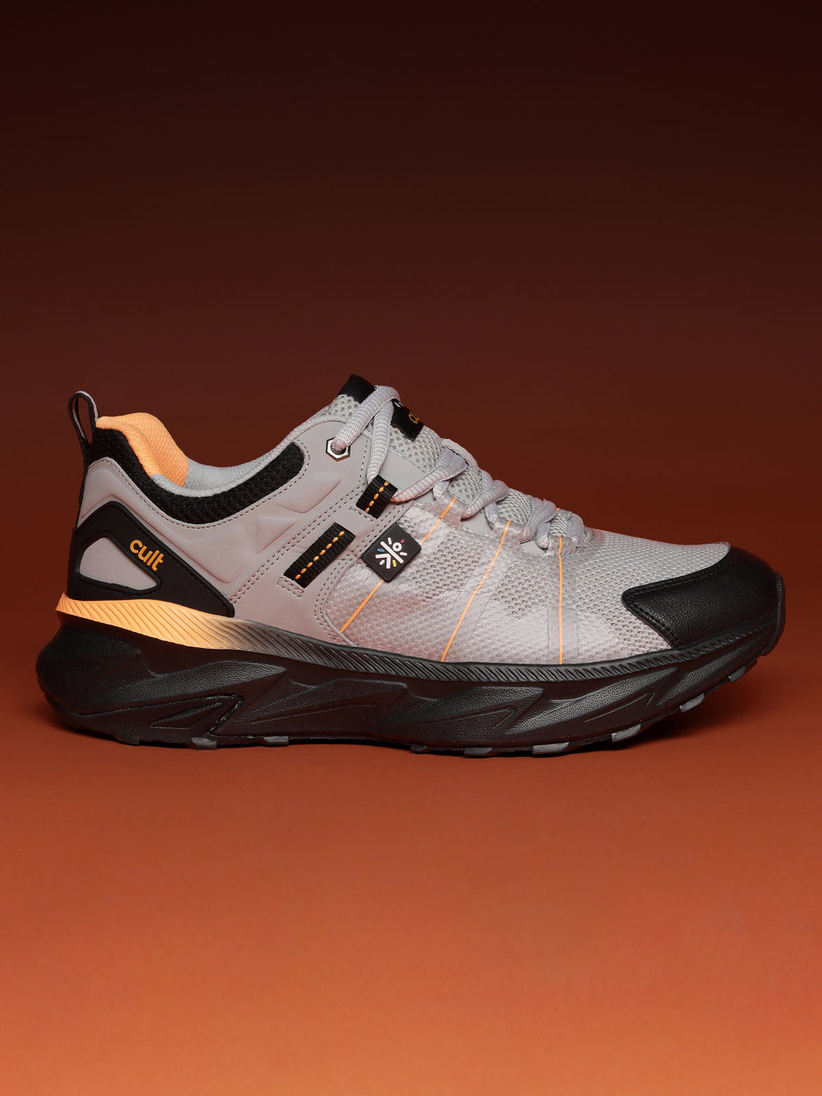 cult Men's TurboTrail Outdoor Shoes - L.Grey/Black