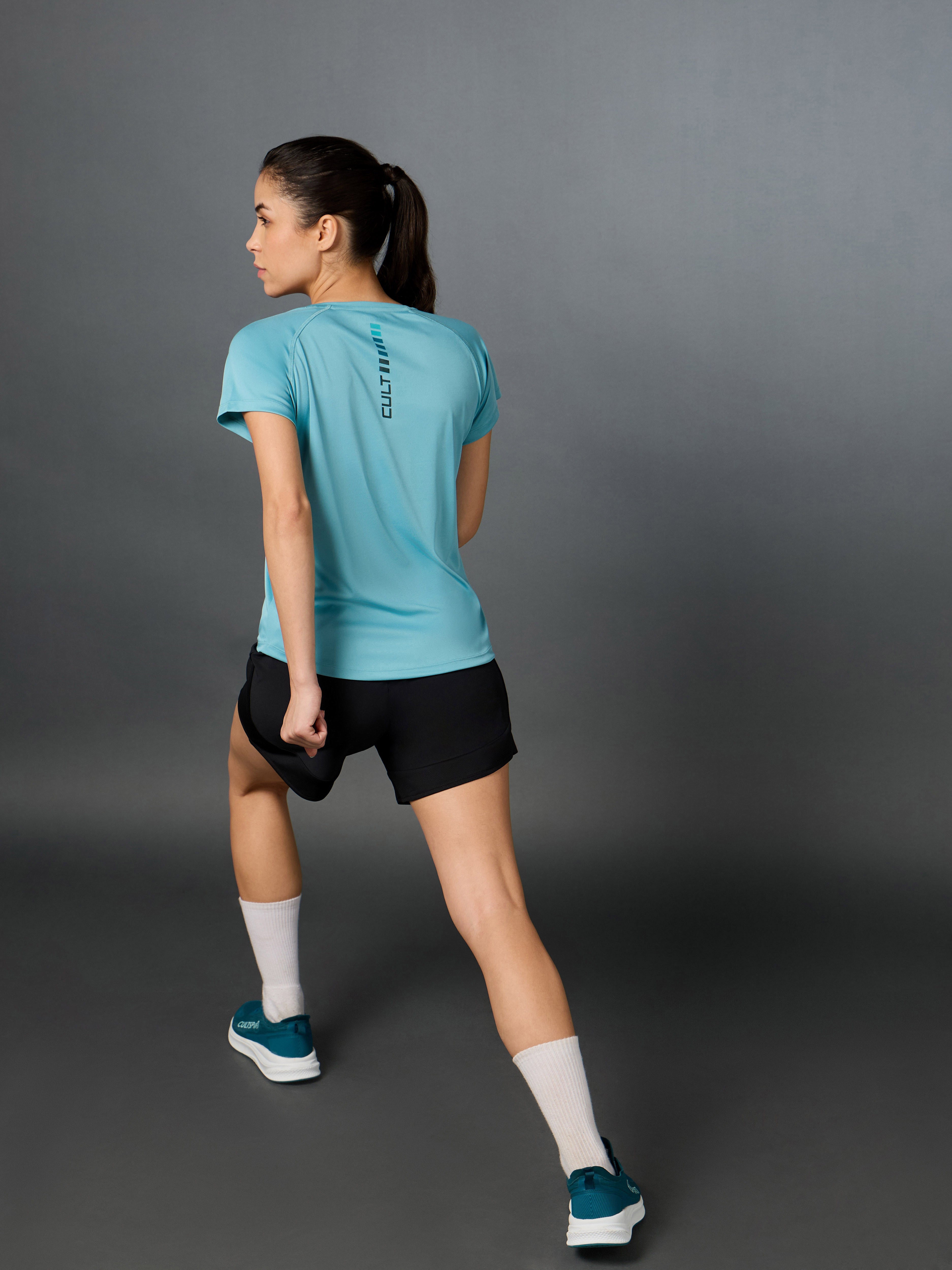Women's Cult Energy Blue Performance T-shirt